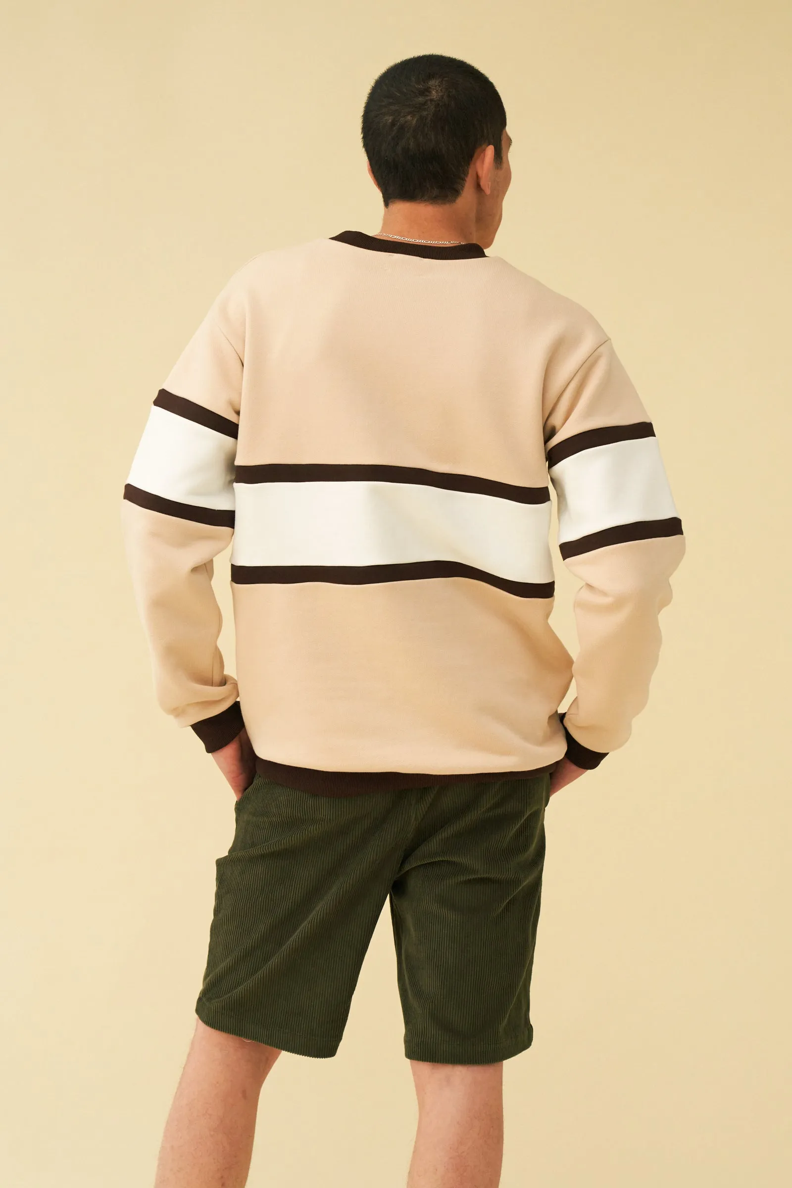TABERNAS PANEL SWEATER - SAND sold by Bound product image thumbnail 4