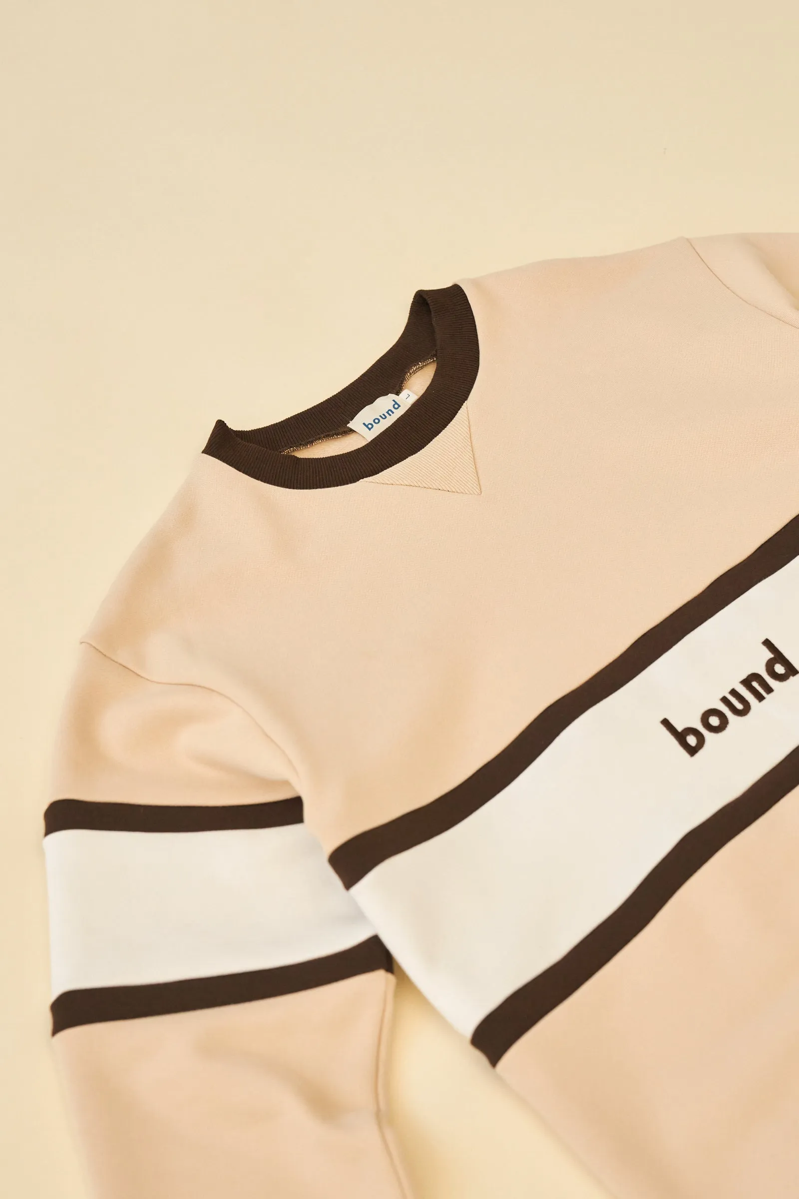 TABERNAS PANEL SWEATER - SAND sold by Bound product image thumbnail 5