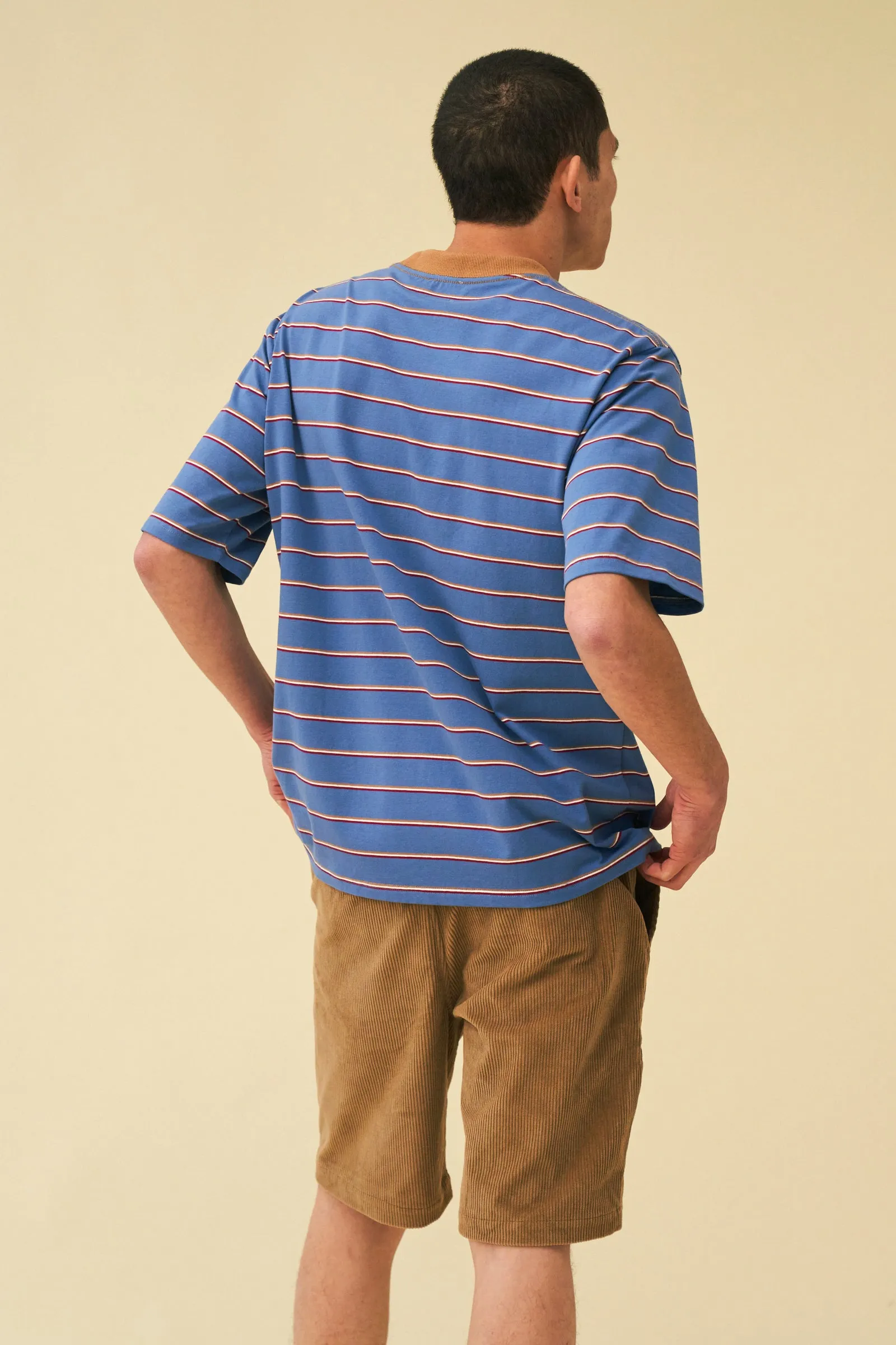 SAPPHIRE BLUE STRIPE TEE sold by Bound product image thumbnail 4