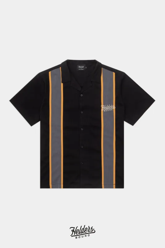 LUDWIG PANEL SS SHIRT - BLACK sold by Bound