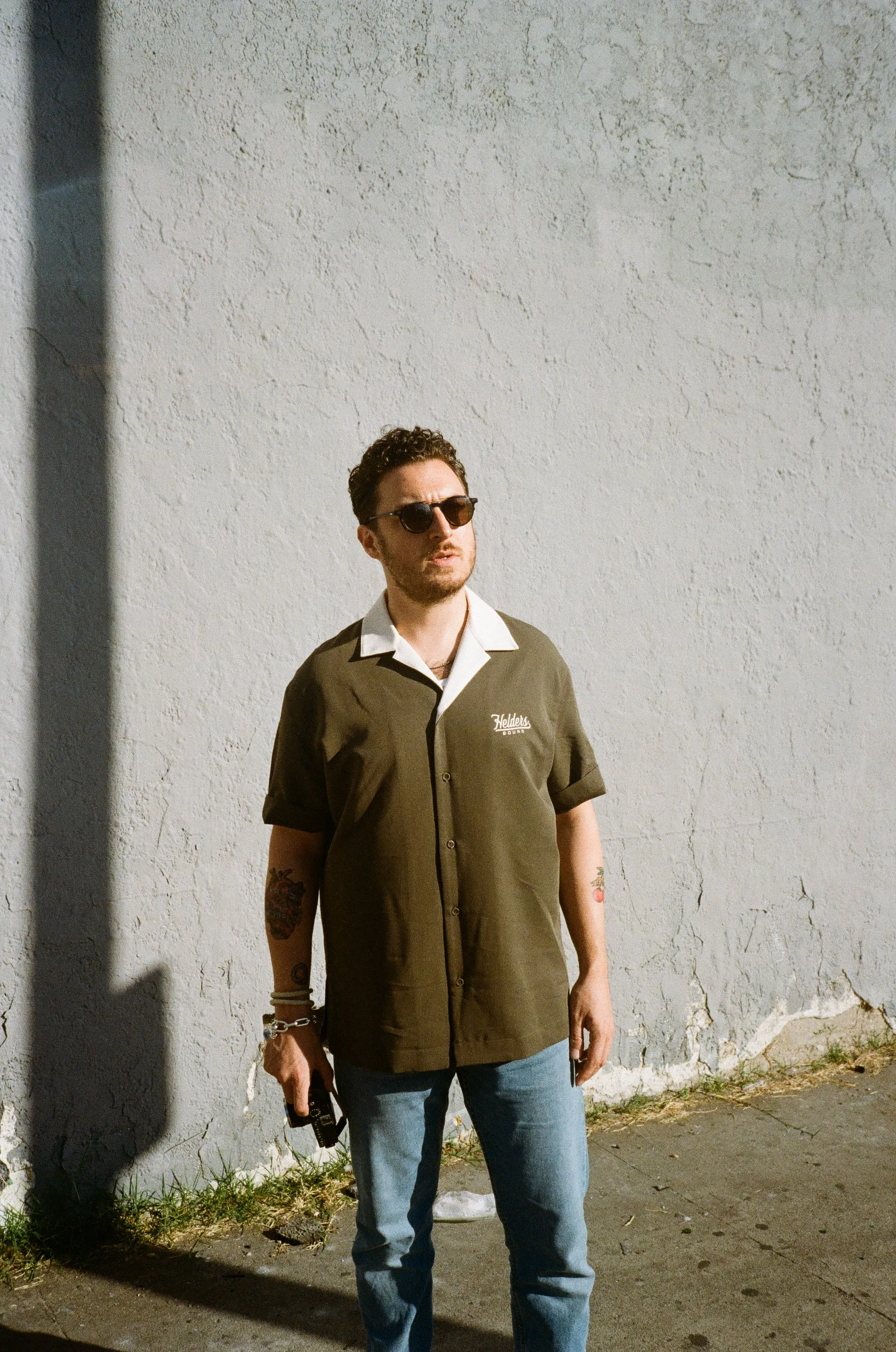CANYON CONTRAST SS SHIRT - OLIVE sold by Bound product image thumbnail 2