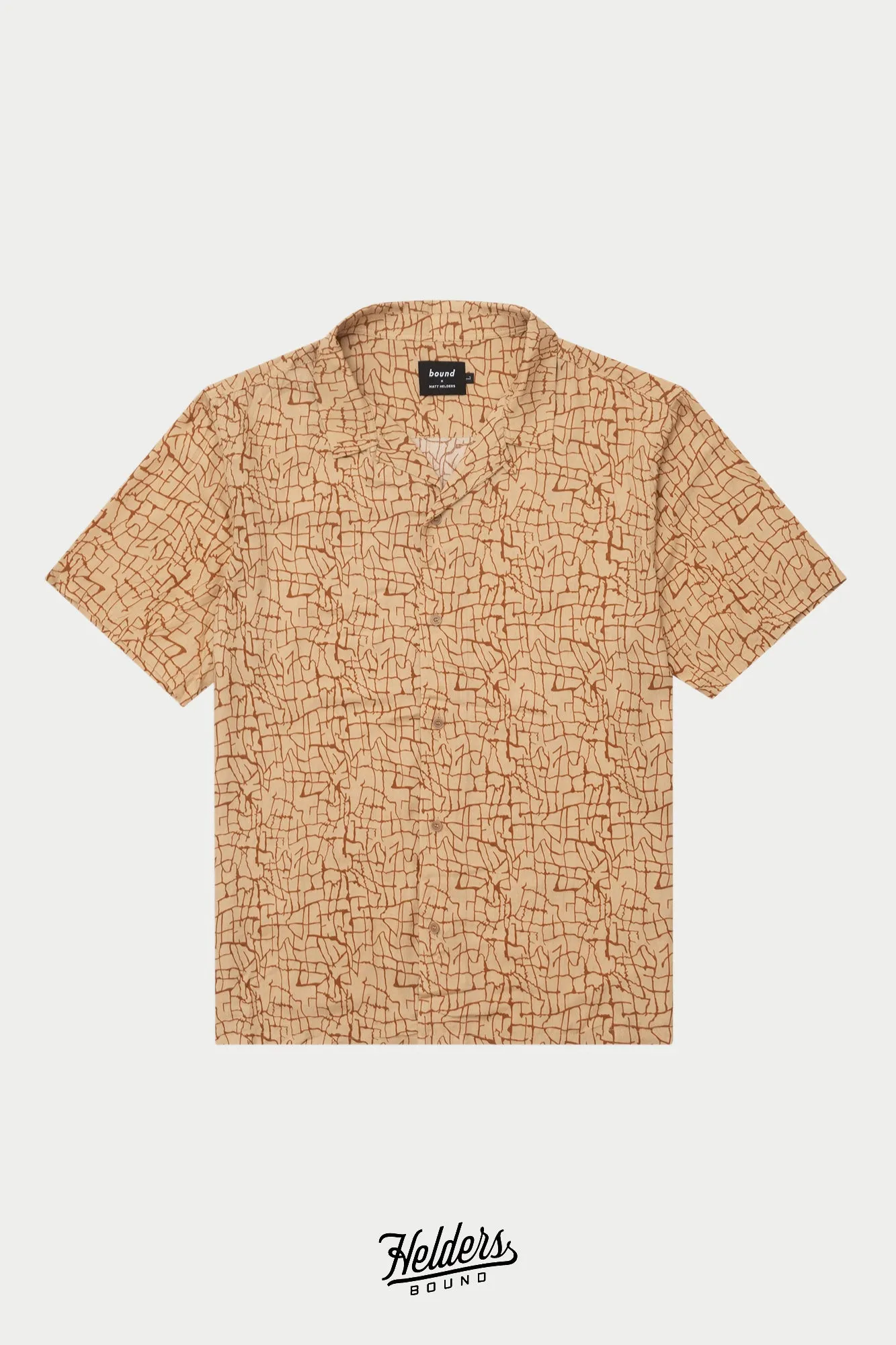 'THE SHIRT' RAYON SS - TAN sold by Bound