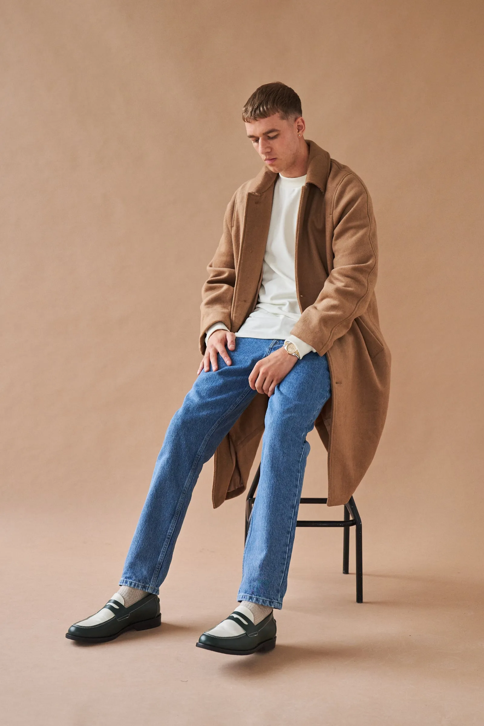 MAXWELL OVERSIZED WOOL TRENCH COAT - CAMEL sold by Bound product image thumbnail 5