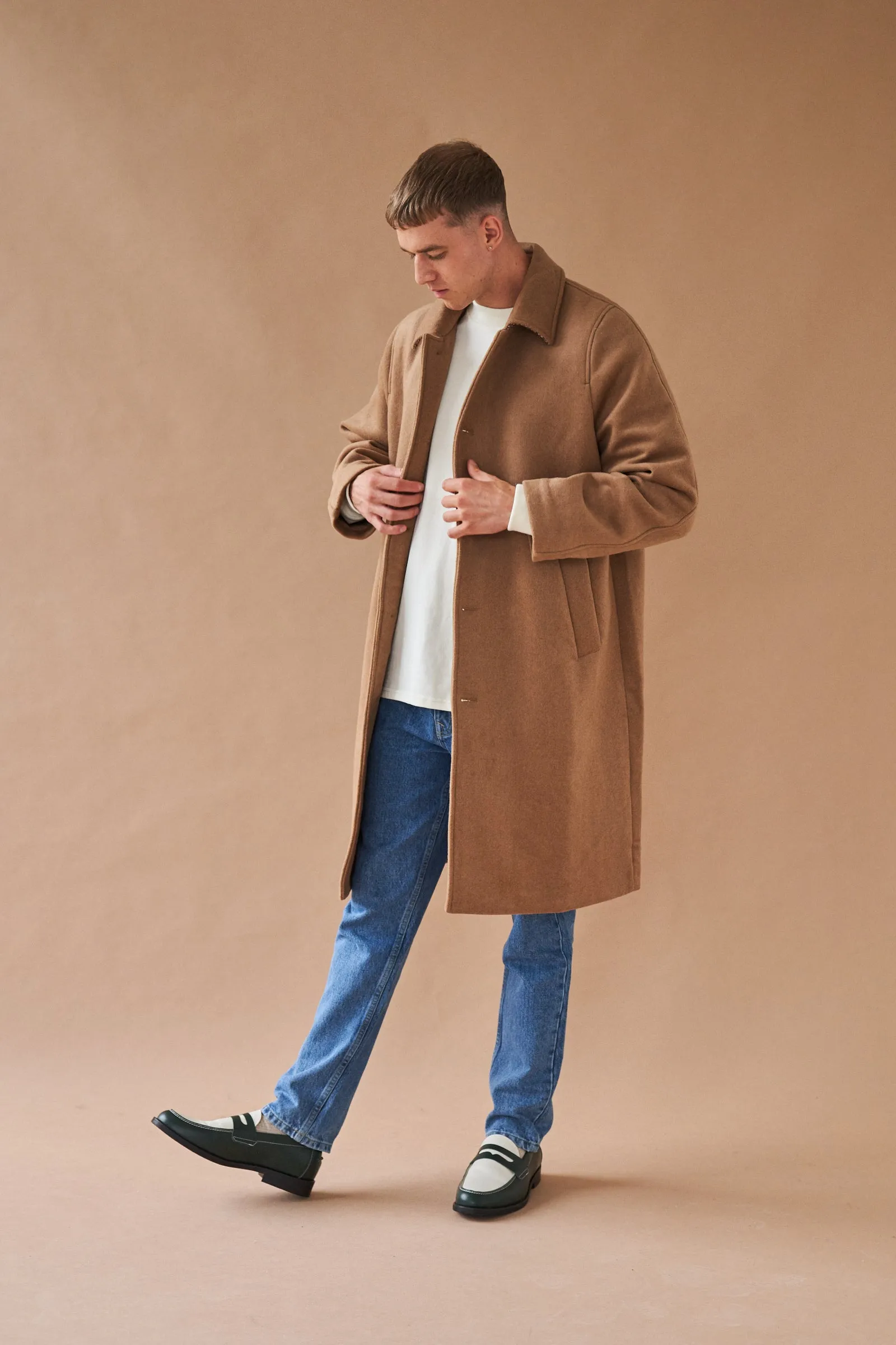 MAXWELL OVERSIZED WOOL TRENCH COAT - CAMEL sold by Bound product image thumbnail 2