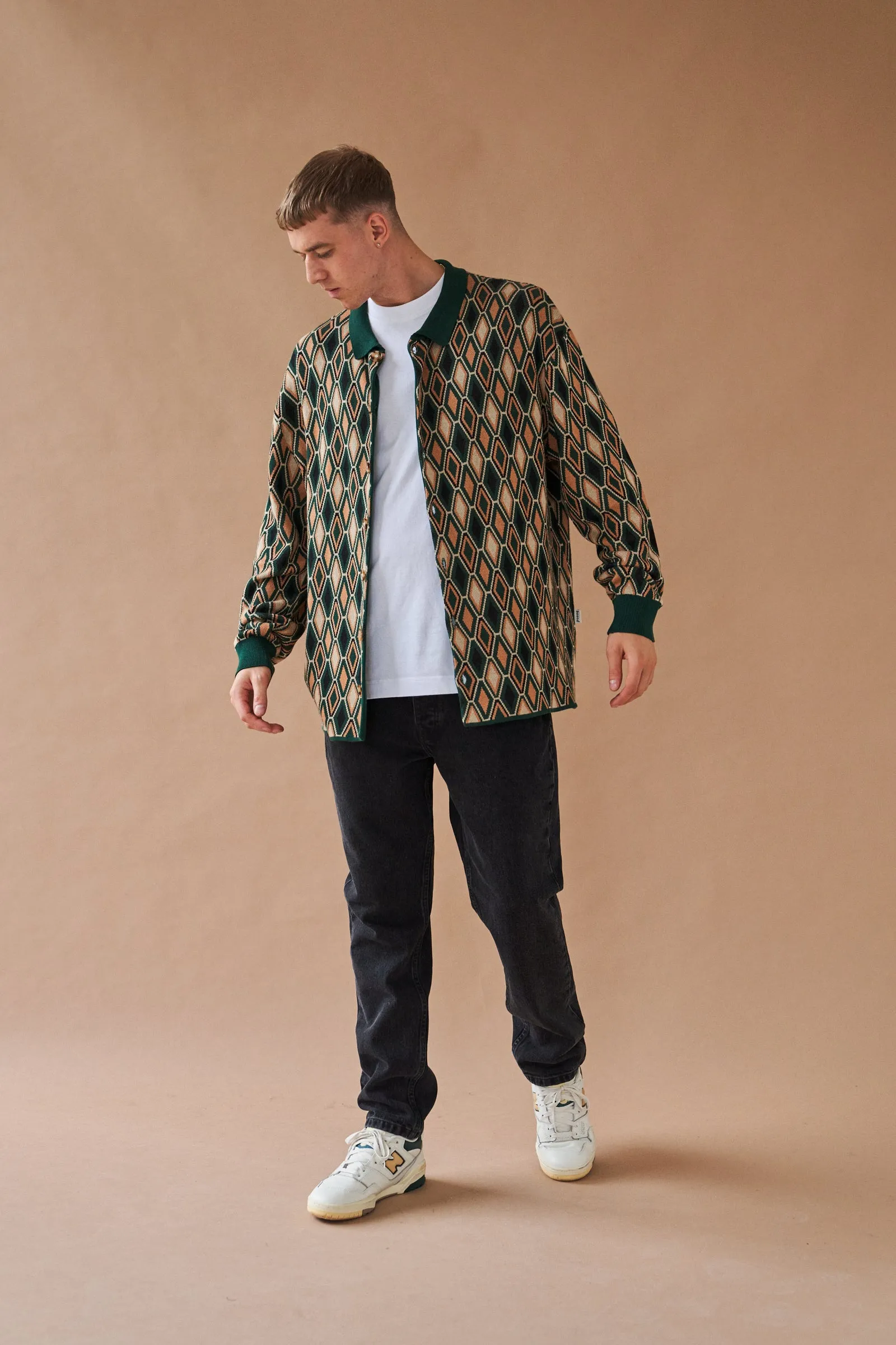 TRIANA LONGSLEEVE KNIT POLO sold by Bound product image thumbnail 2