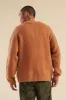 BAXTER MOHAIR BLEND SWEATER - RUST sold by Bound