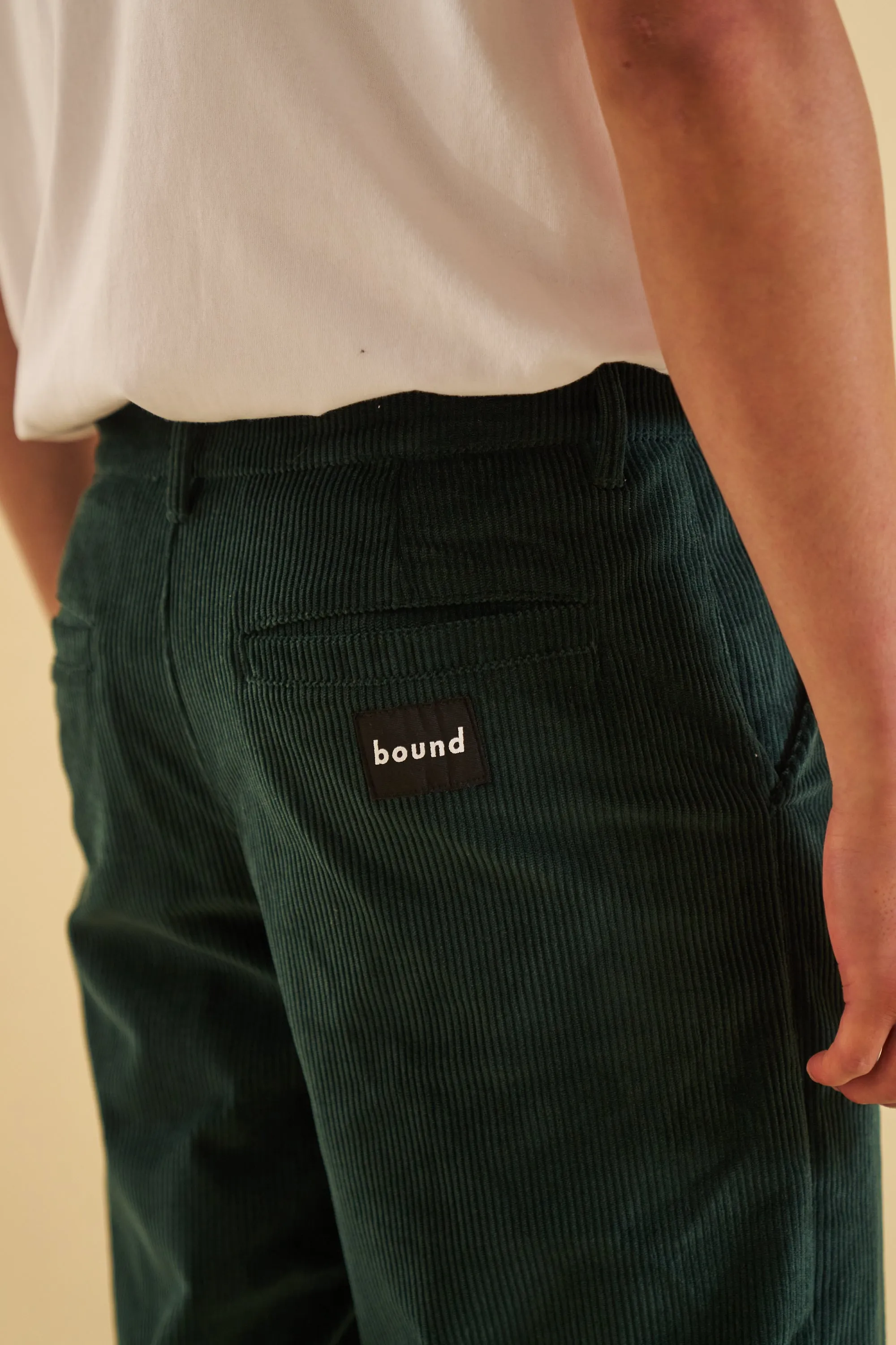 PINE GREEN CORDUROY TROUSERS sold by Bound product image thumbnail 3