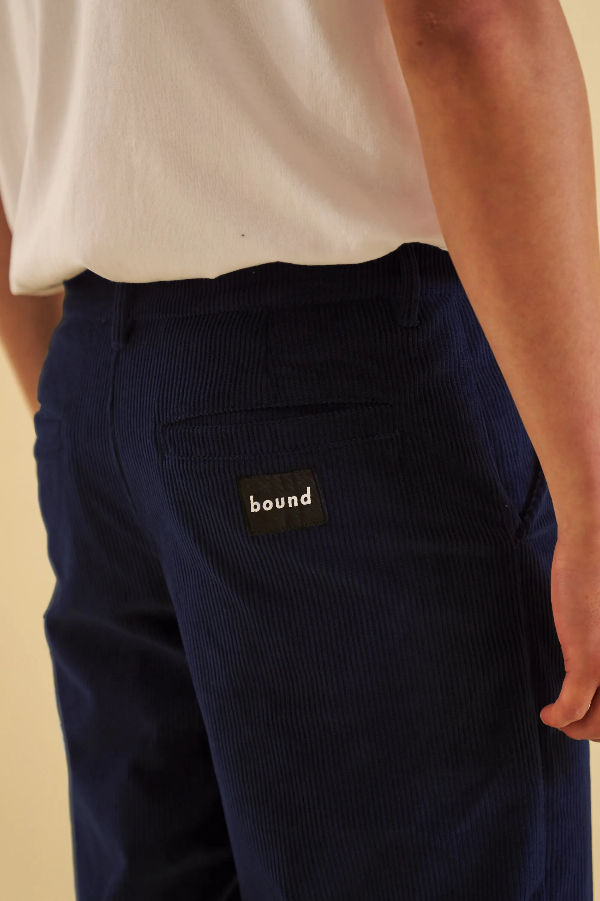 OCEAN NAVY CORDUROY TROUSERS sold by Bound product image thumbnail 3