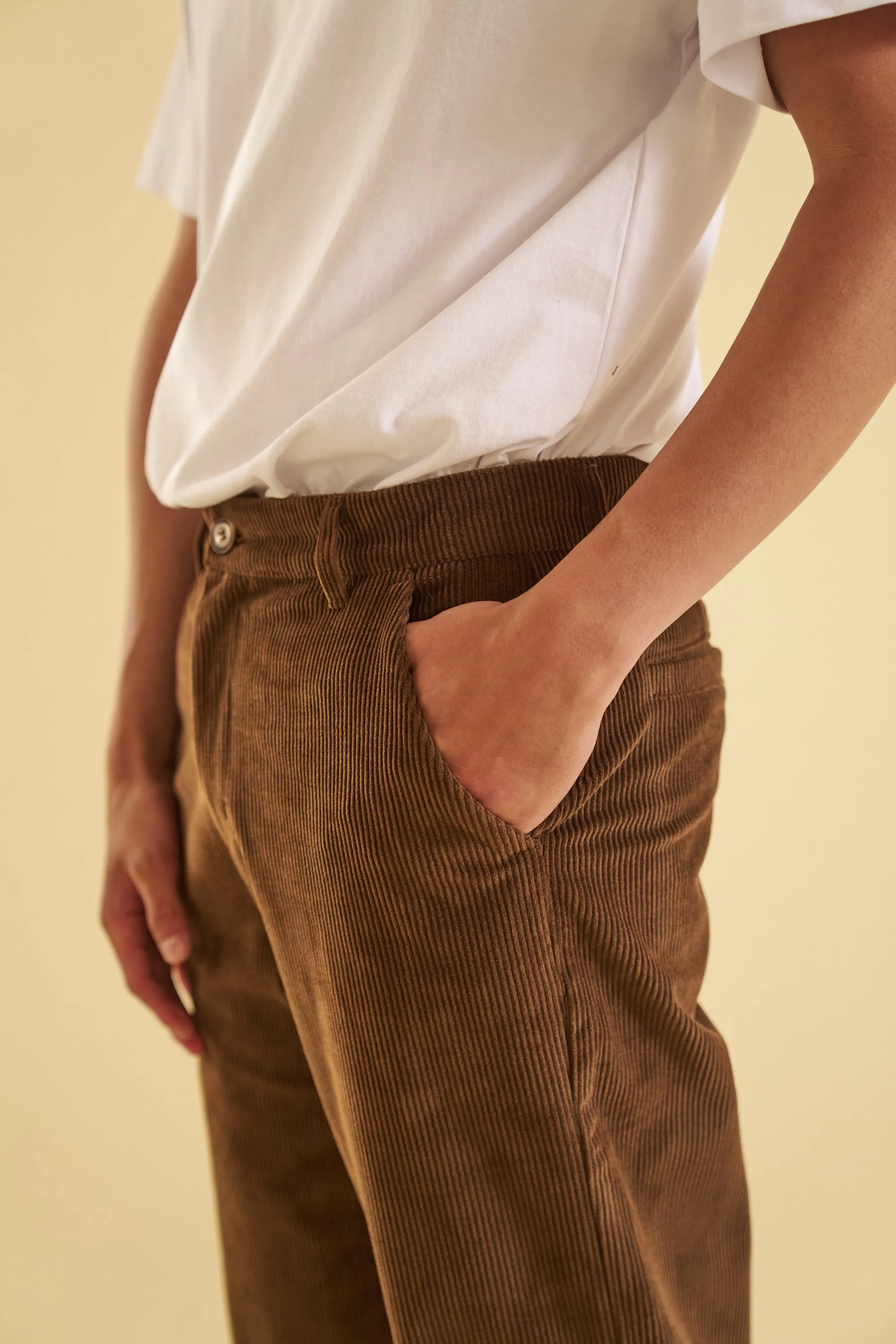 CEDAR BROWN CORDUROY TROUSERS sold by Bound product image thumbnail 4