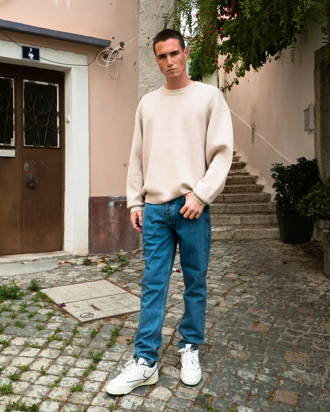 MARLOWE MARL KNIT SWEATER - OAT sold by Bound product image thumbnail 2