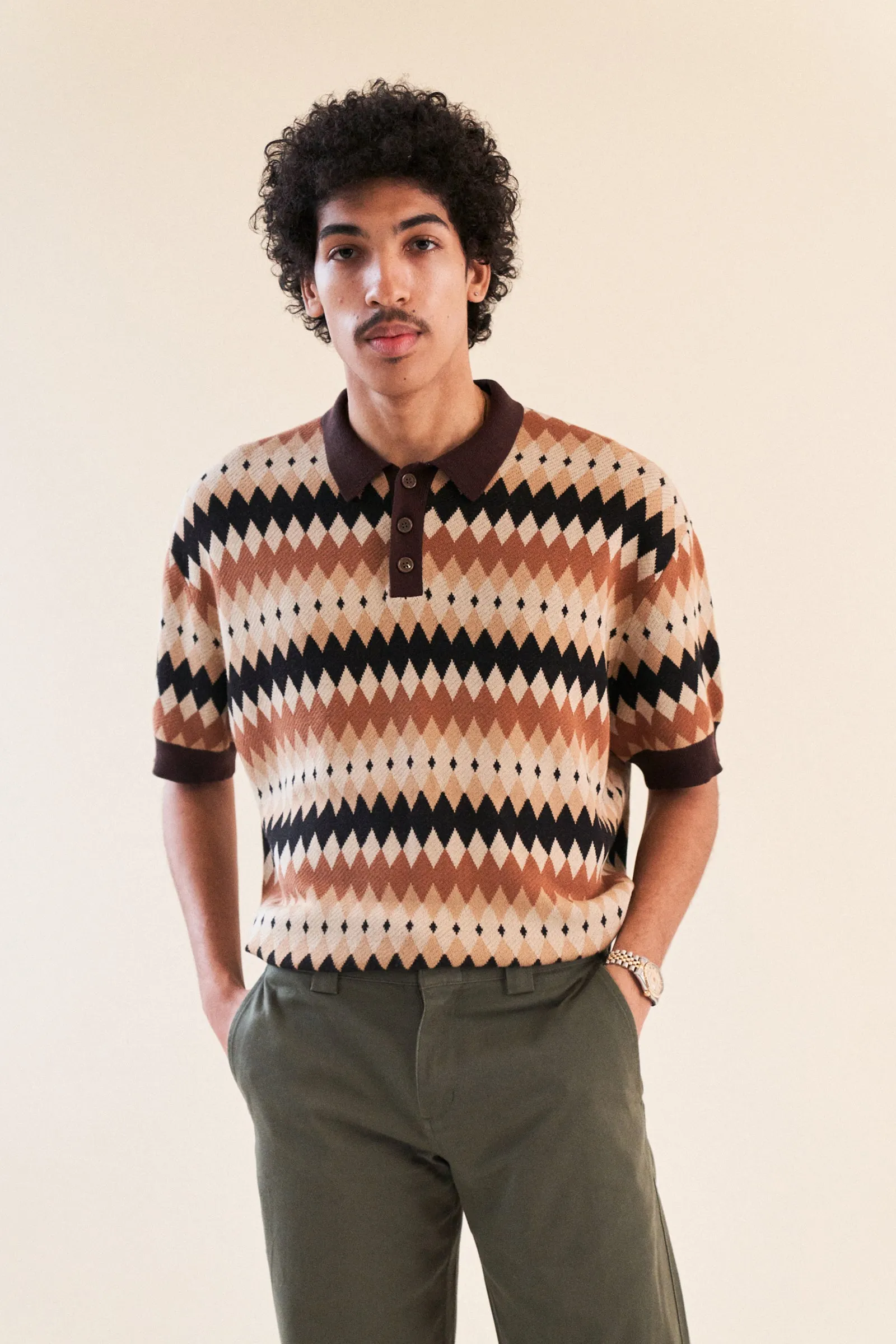 PALERMO KNIT POLO sold by Bound