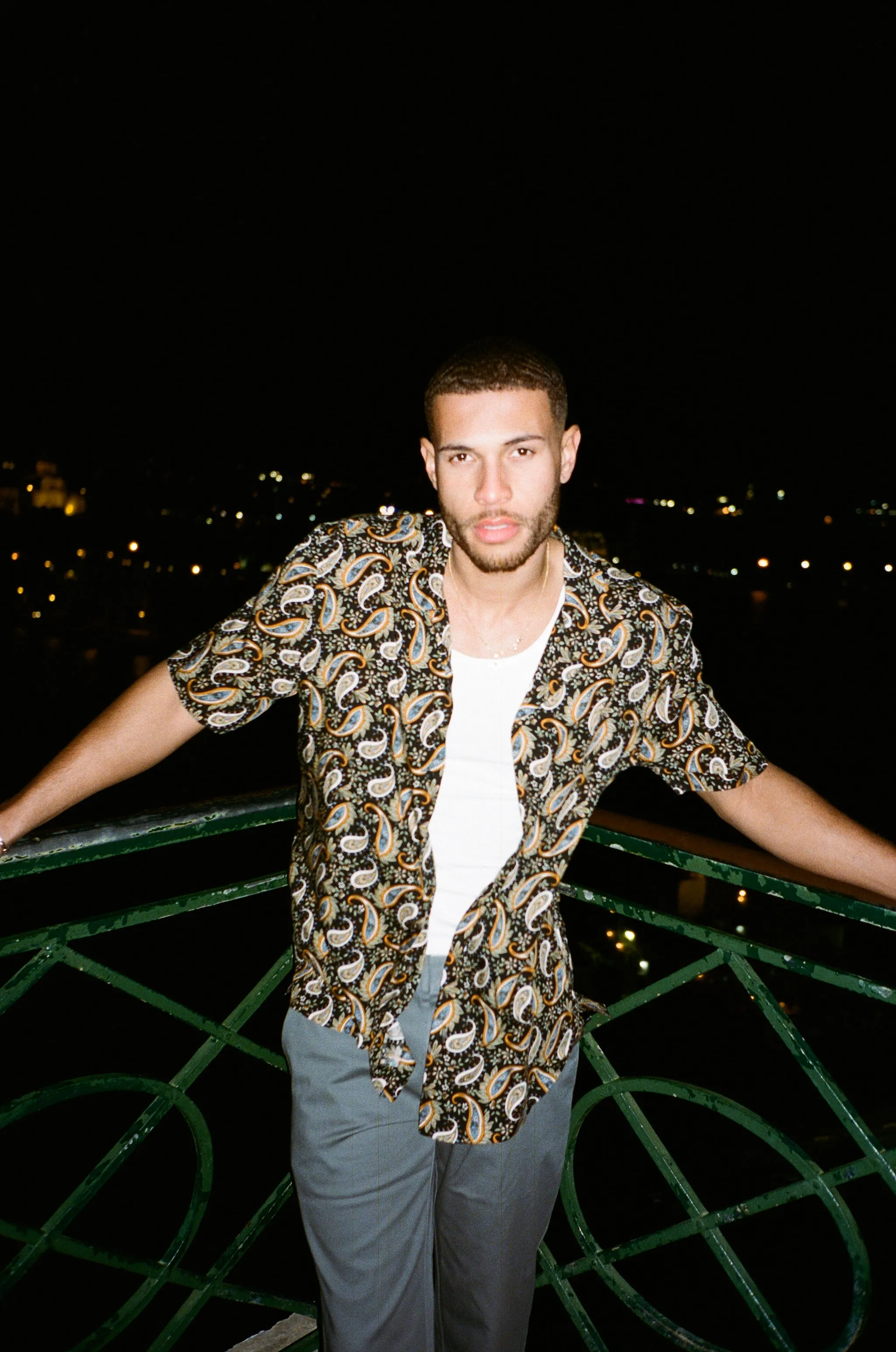 EBONY PAISLEY RAYON SS SHIRT sold by Bound product image thumbnail 5