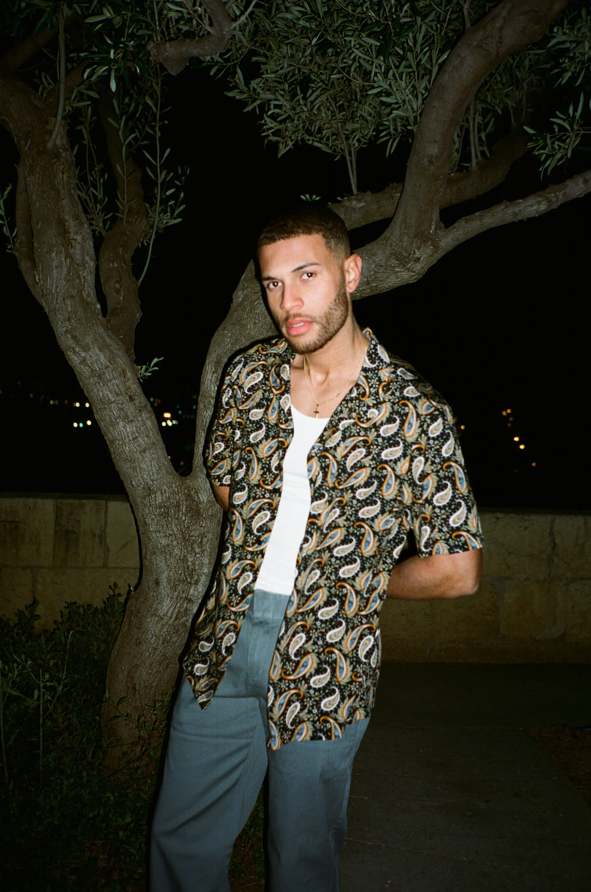 EBONY PAISLEY RAYON SS SHIRT sold by Bound product image thumbnail 3