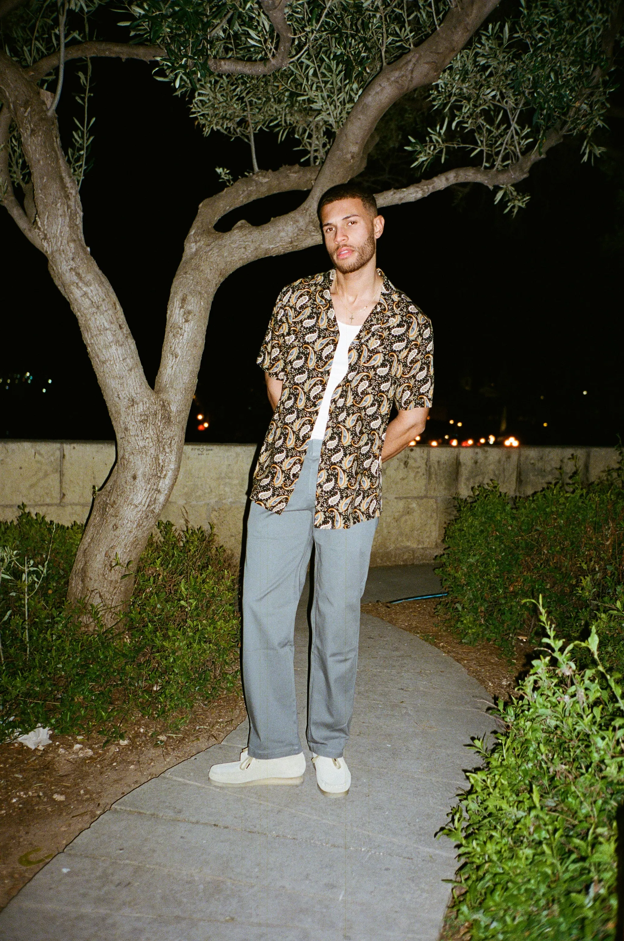 EBONY PAISLEY RAYON SS SHIRT sold by Bound product image thumbnail 4