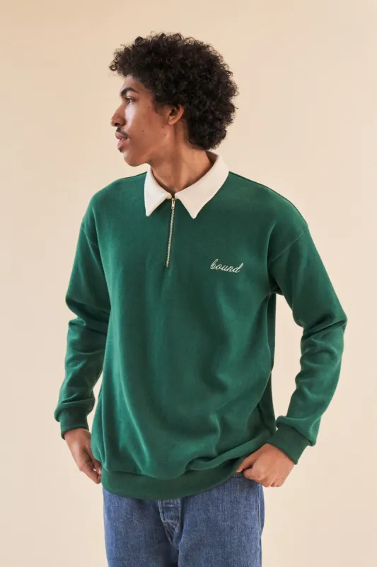 KELLY KNIT 1/4 ZIP POLO SWEAT sold by Bound