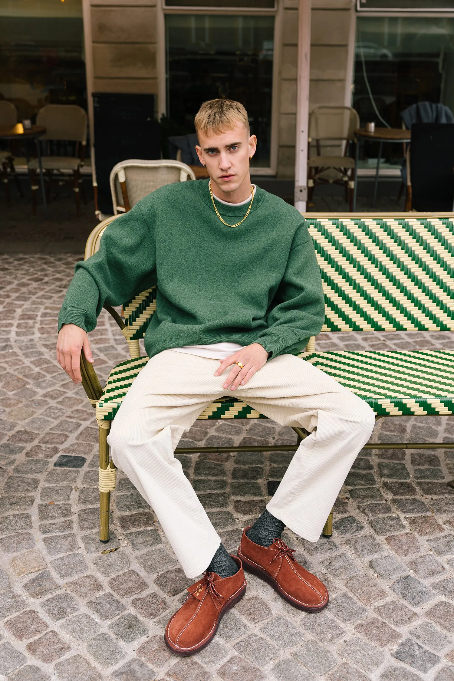 OGDEN MARL KNIT SWEATER - FOREST sold by Bound product image thumbnail 2