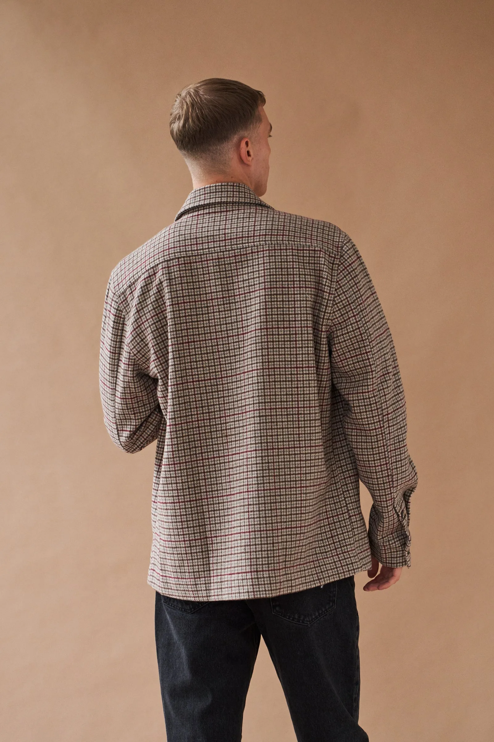 AXEL WOOL DOGTOOTH COACH JACKET sold by Bound product image thumbnail 4