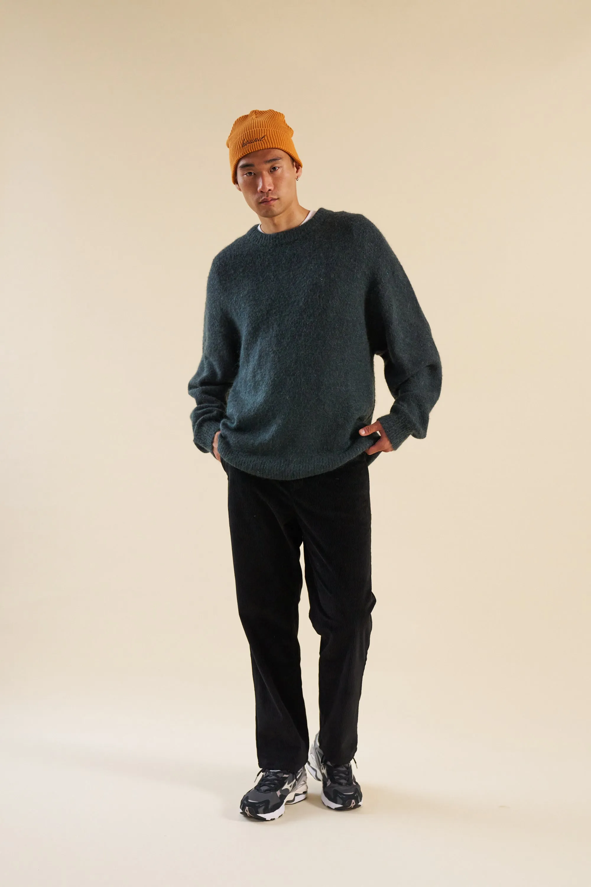 MIDNIGHT BLACK CORDUROY TROUSERS sold by Bound product image thumbnail 5