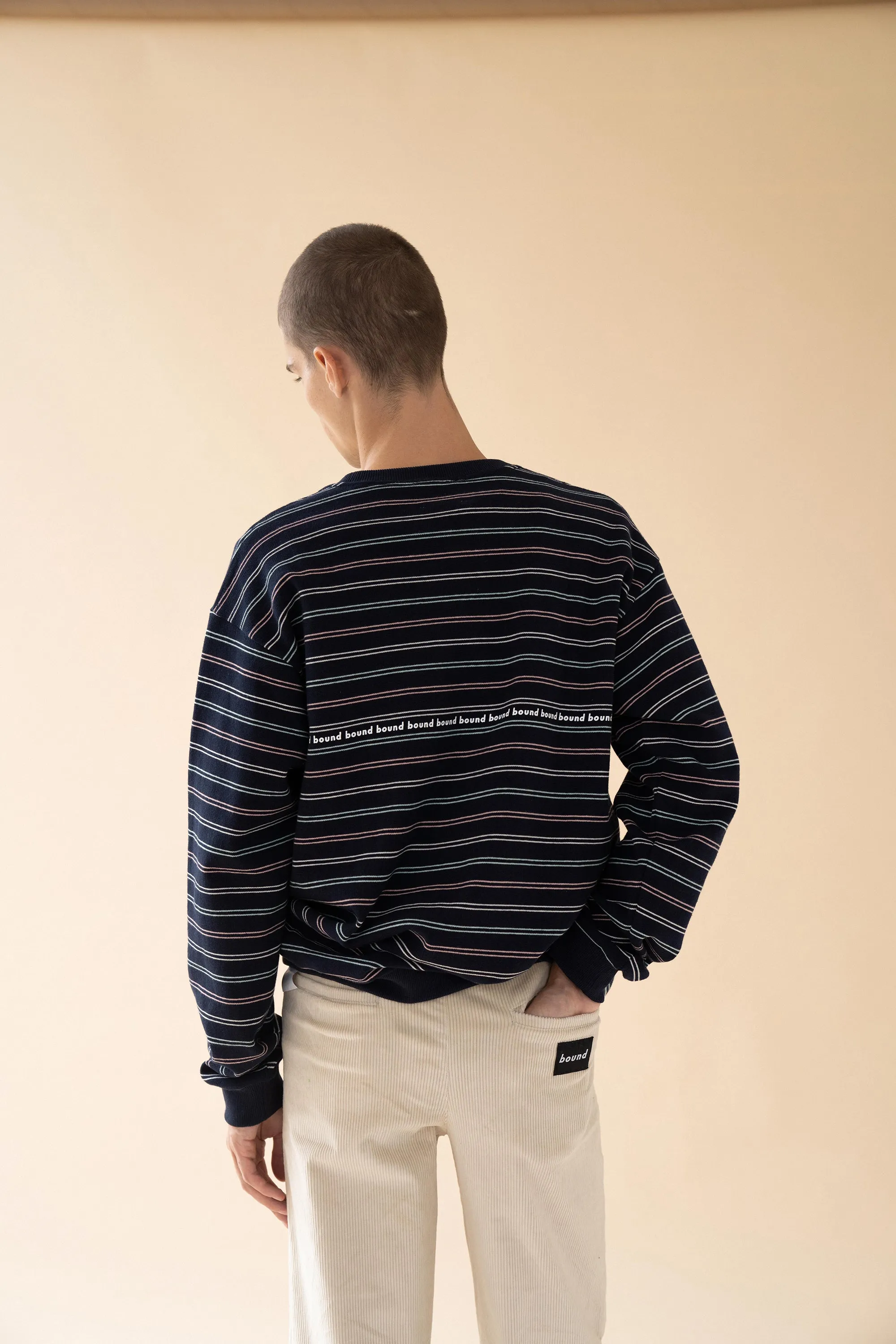FRENCH NAVY STRIPE SWEATER sold by Bound product image thumbnail 3
