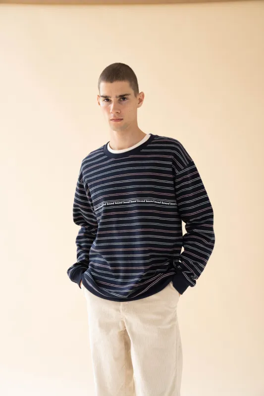 FRENCH NAVY STRIPE SWEATER sold by Bound