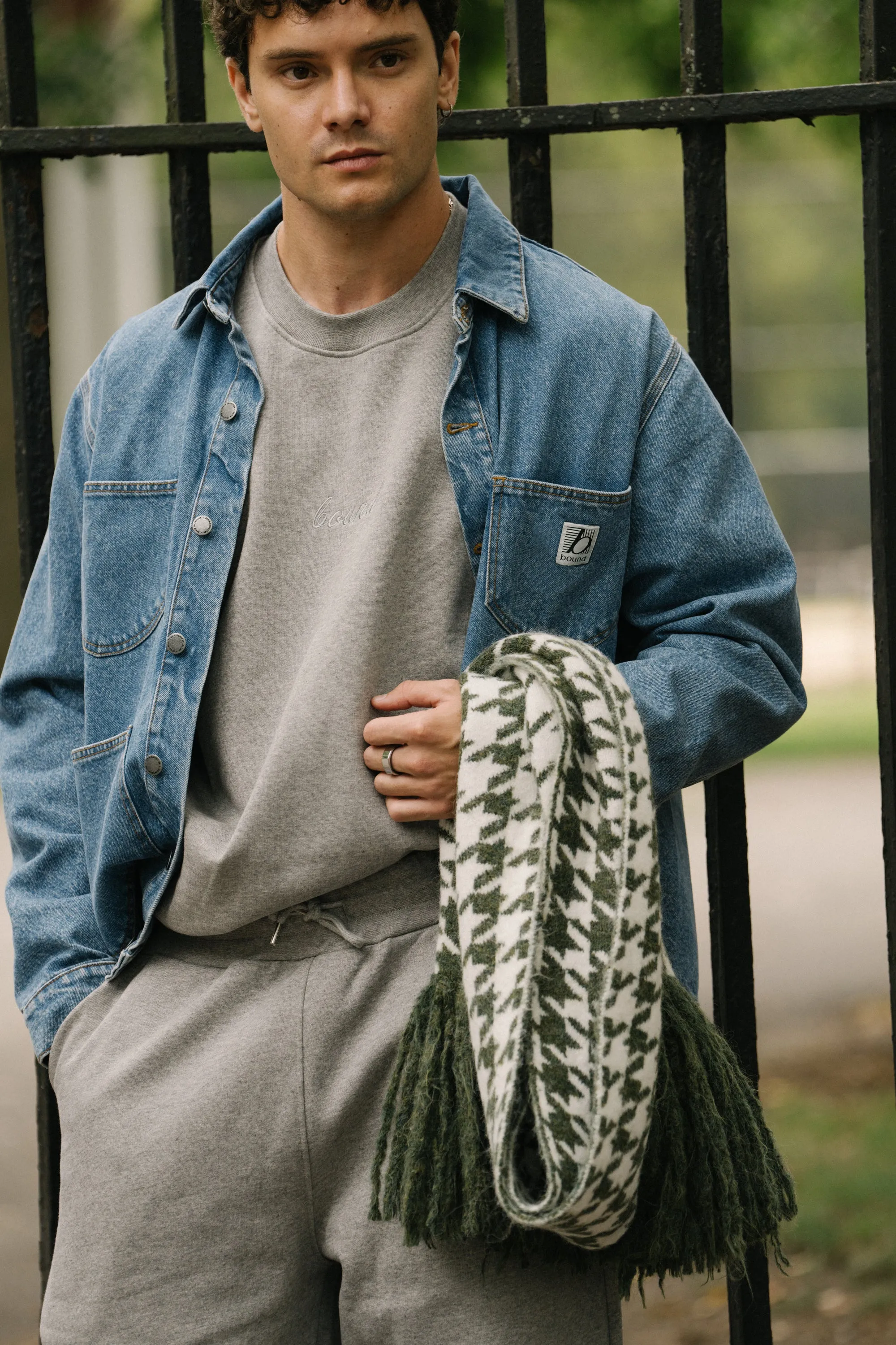 MANHATTAN DENIM WORK JACKET - MID BLUE sold by Bound product image thumbnail 2