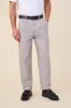 TAPERED DOUBLE PLEAT TROUSER - STONE sold by Bound