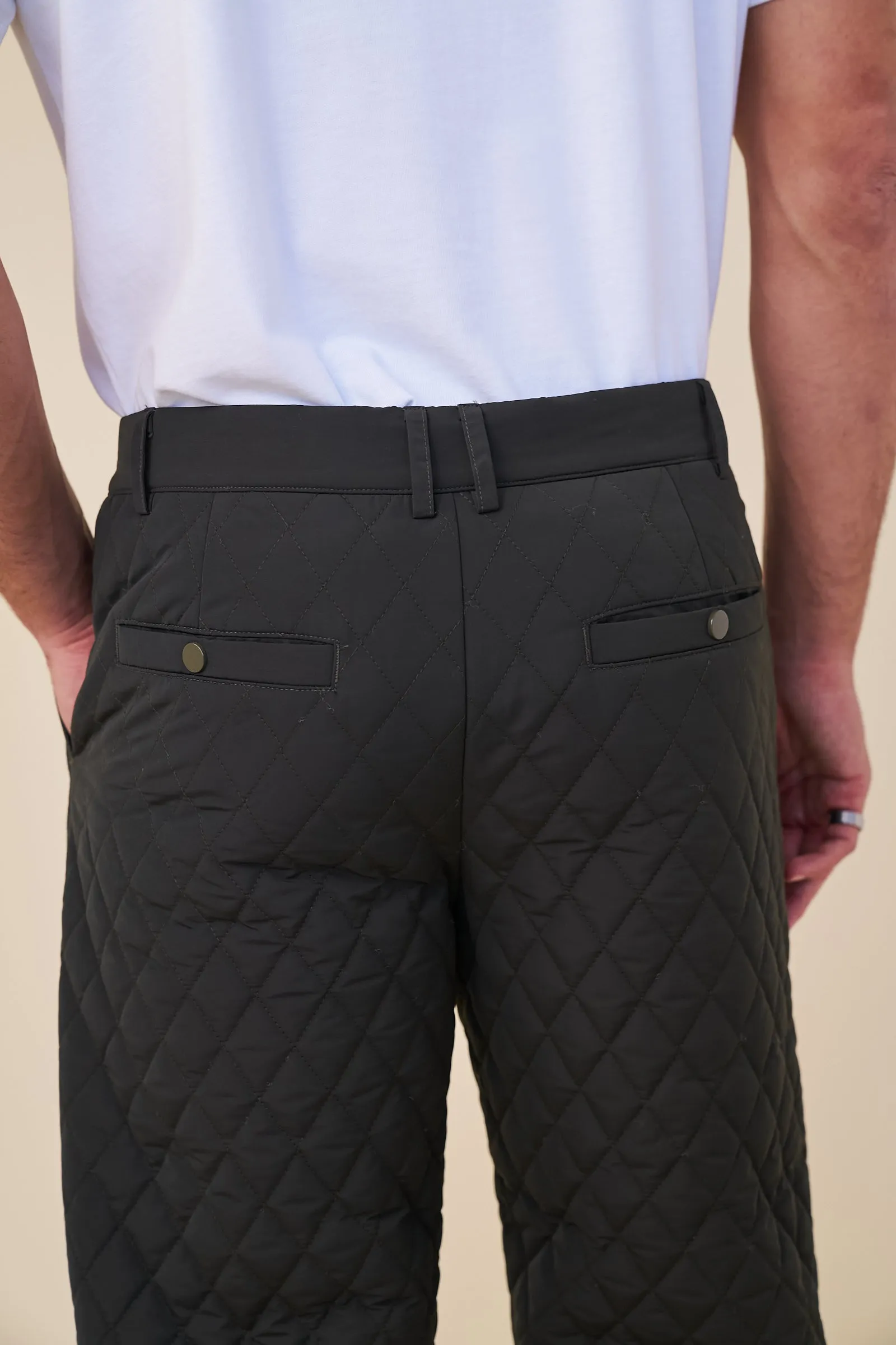 QUILTED TROUSER - ARMY GREEN sold by Bound product image thumbnail 5