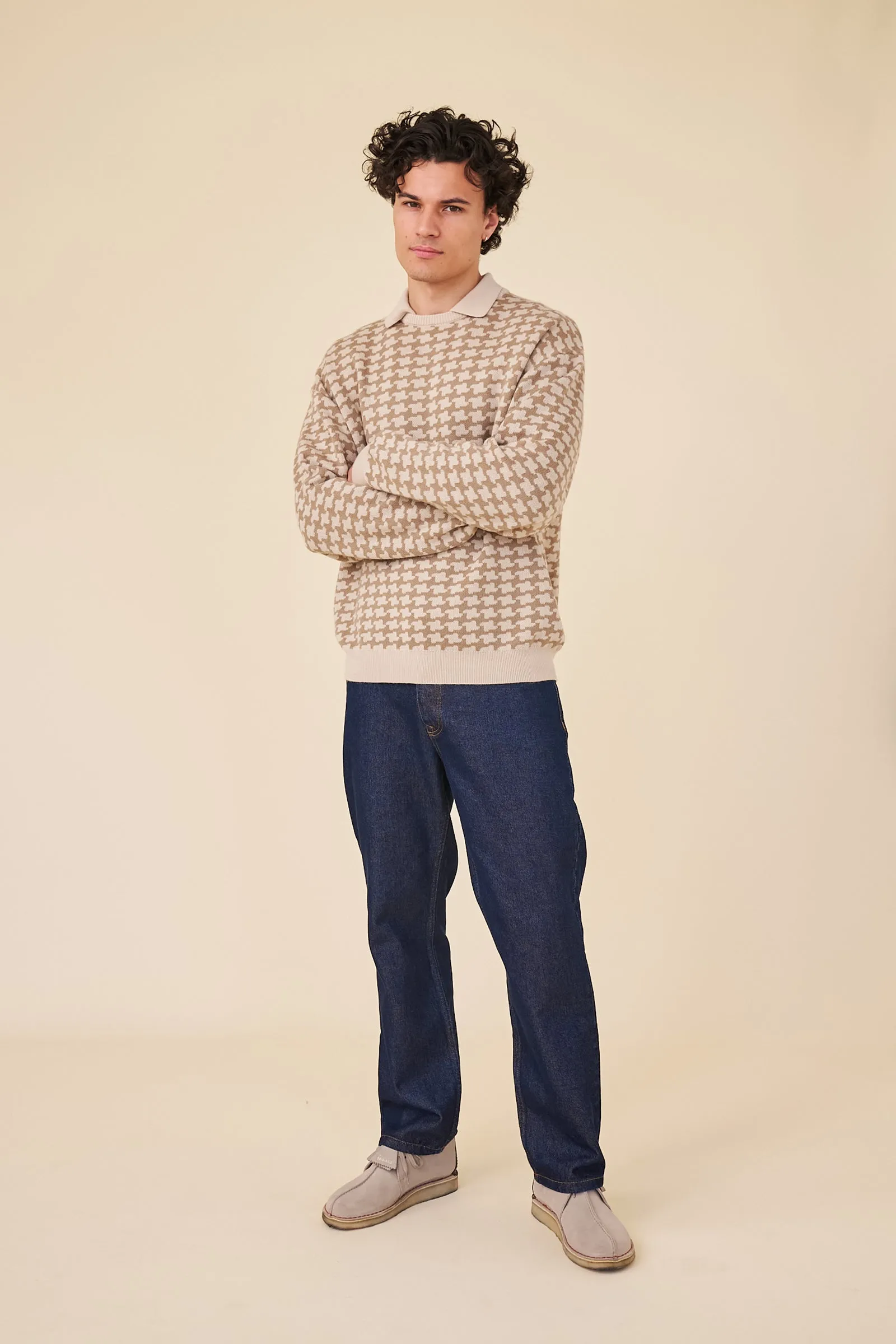 ORBISON WOOL POLO COLLAR KNIT sold by Bound product image thumbnail 3