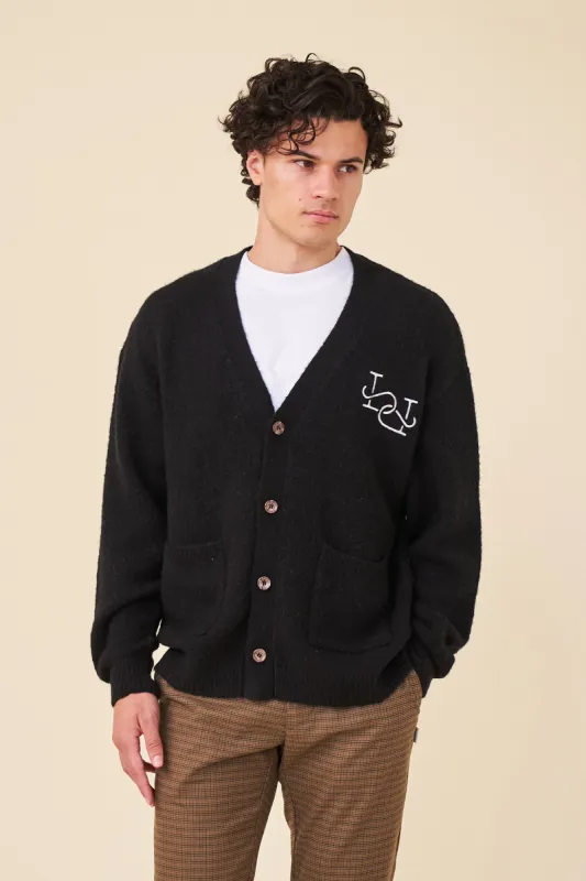 MOHAIR LINK CARDIGAN - BLACK sold by Bound