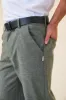 HERRINGBONE WOOL TROUSER - OLIVE sold by Bound