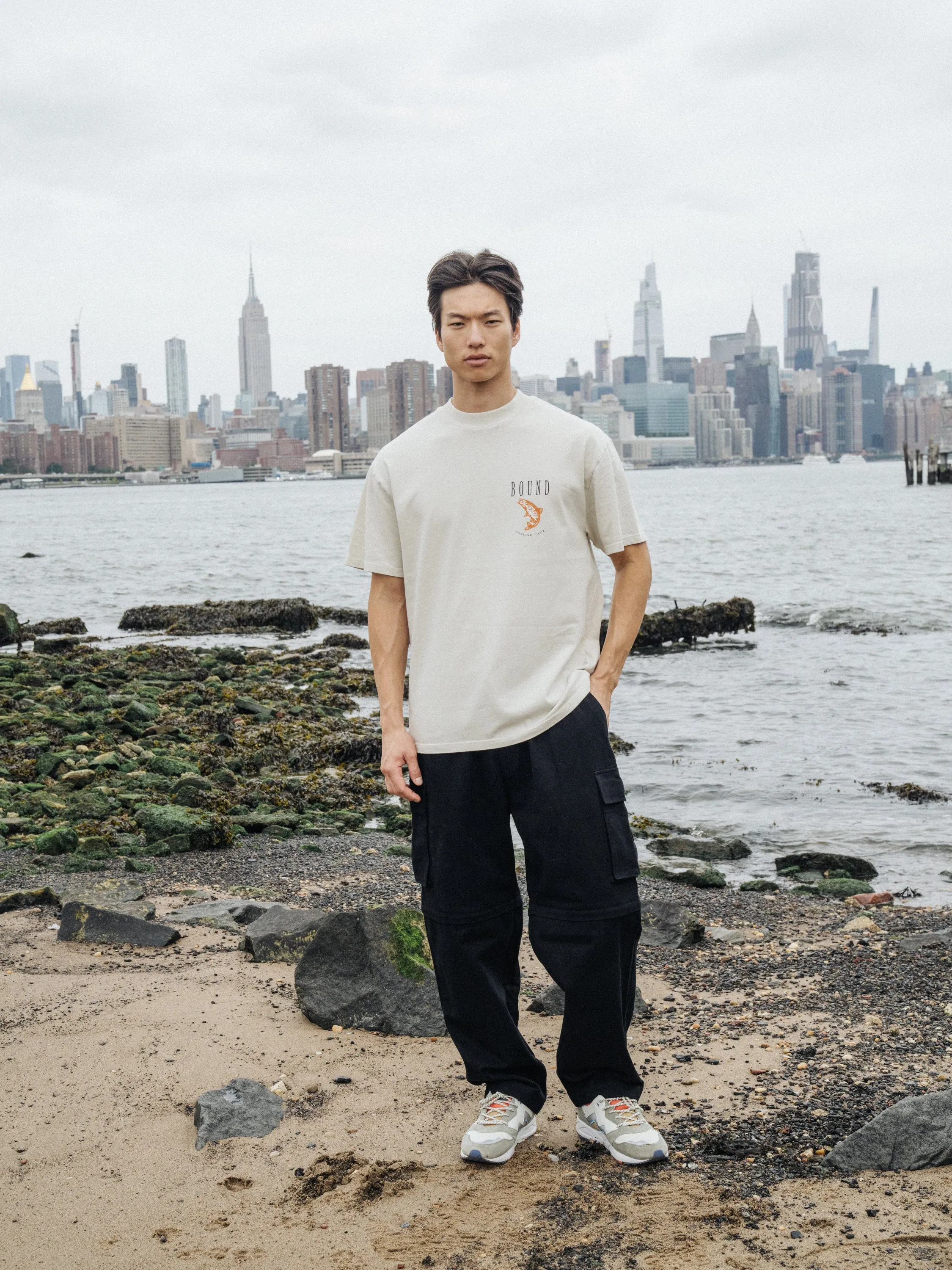 CANVAS CARGO TROUSER + SHORT ZIP OFFS - BLACK sold by Bound product image thumbnail 3
