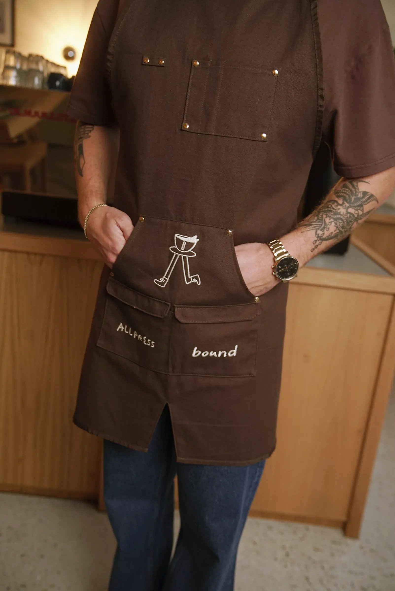 ALLPRESS X BOUND 'JOE' HEAVY UTILITY APRON sold by Bound product image thumbnail 4
