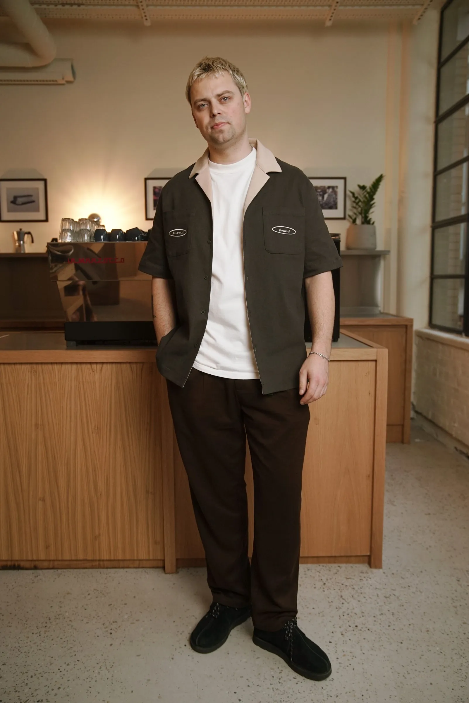 ALLPRESS X BOUND 'JOE' HEAVY CANVAS BOWLING SHIRT sold by Bound product image thumbnail 3