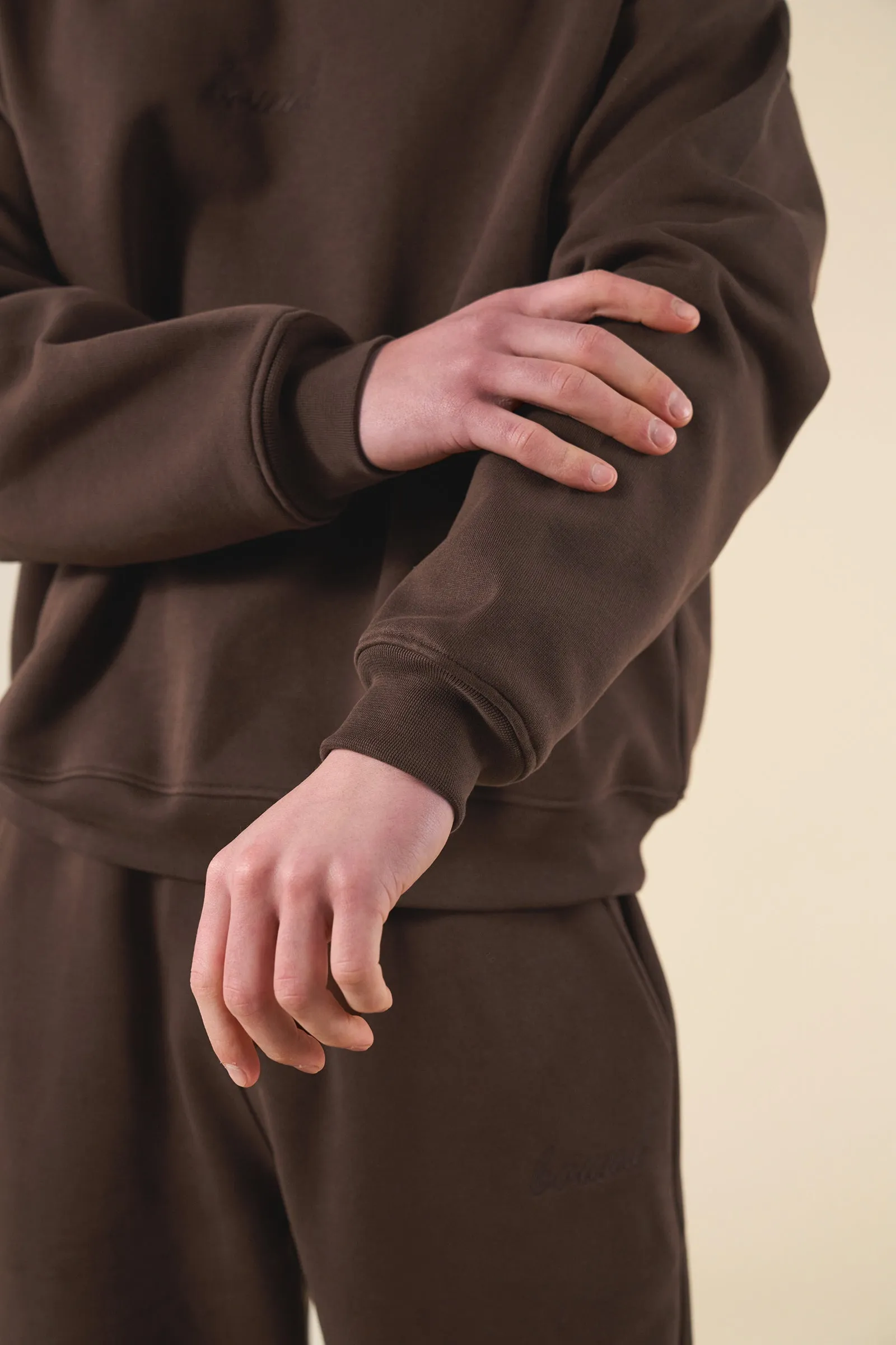 SUSTAIN HEAVY SWEATER - COCOA BROWN sold by Bound product image thumbnail 5