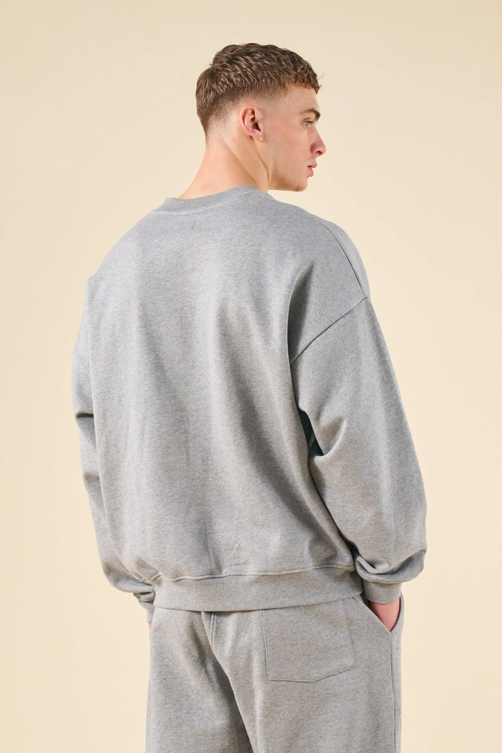 SUSTAIN HEAVY SWEATER - HEATHER GREY sold by Bound product image thumbnail 4