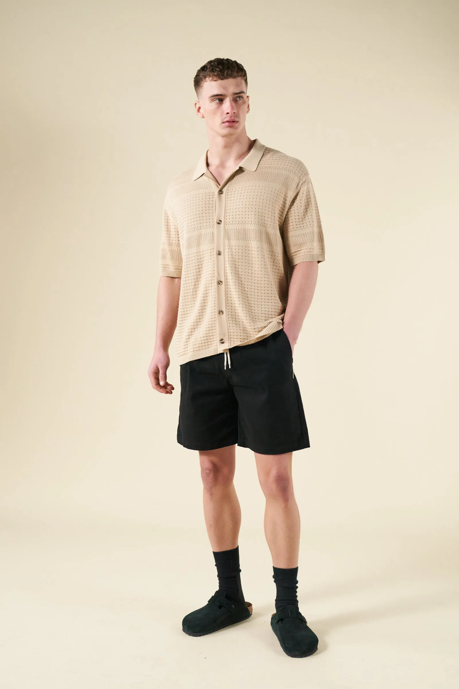 CANVAS SHORTS - BLACK sold by Bound product image thumbnail 2