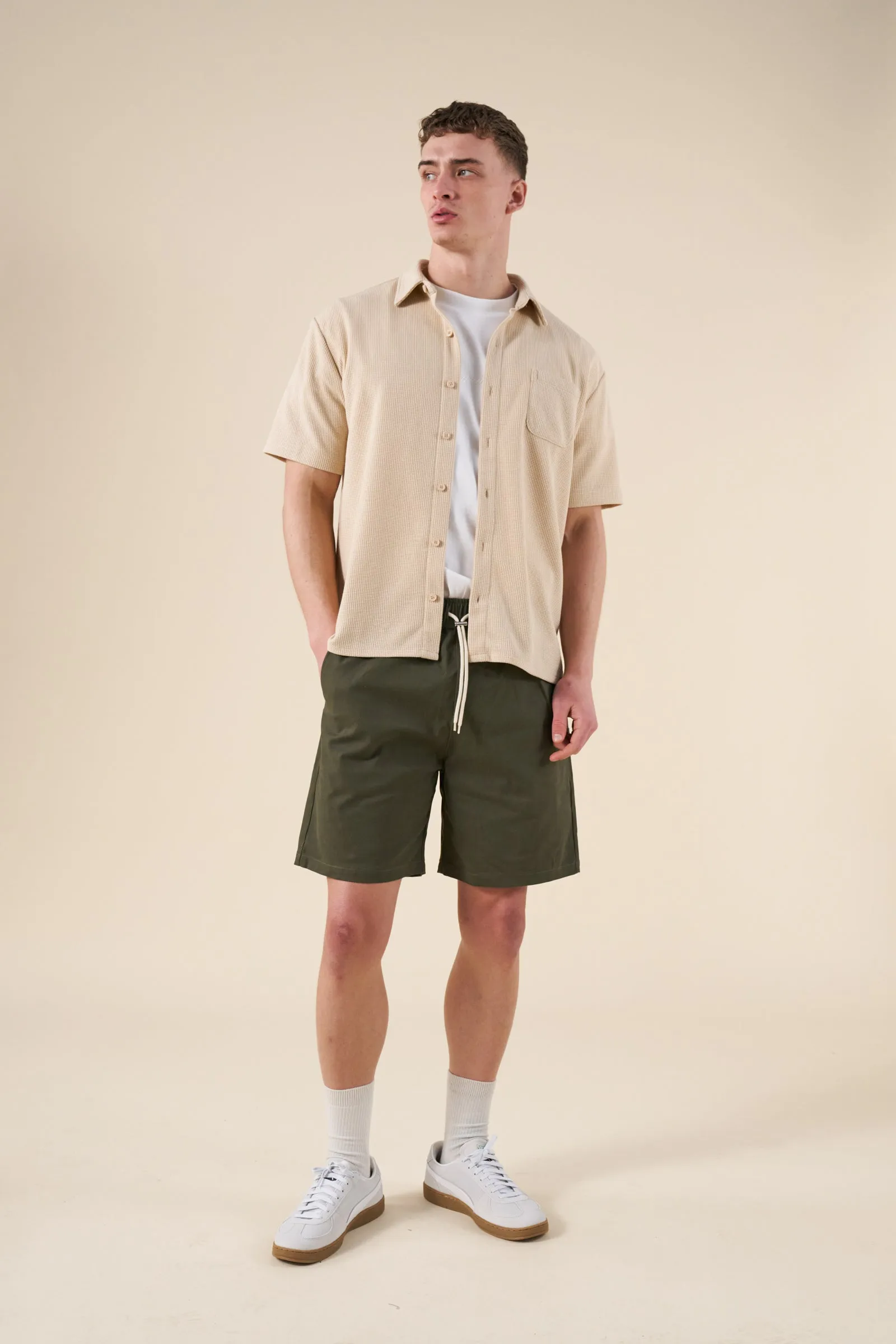 CANVAS SHORTS - ARMY GREEN sold by Bound product image thumbnail 2