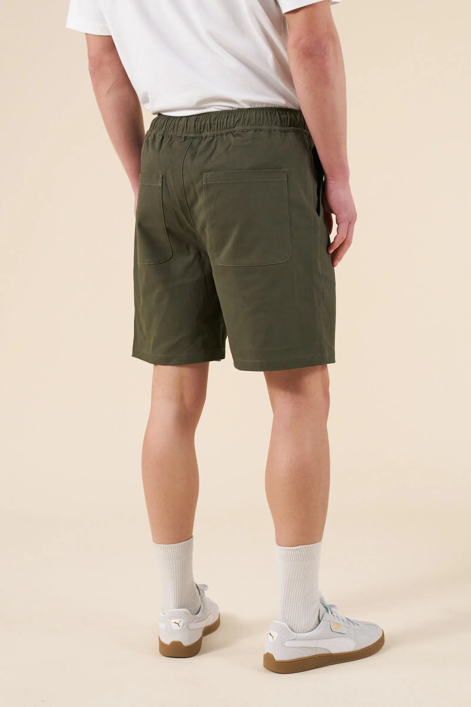CANVAS SHORTS - ARMY GREEN sold by Bound product image thumbnail 3