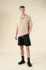 RUPERT CROCHET KNIT POLO - SAND sold by Bound