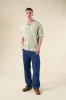 STANLEY WAFFLE KNIT POLO - PISTACHIO sold by Bound