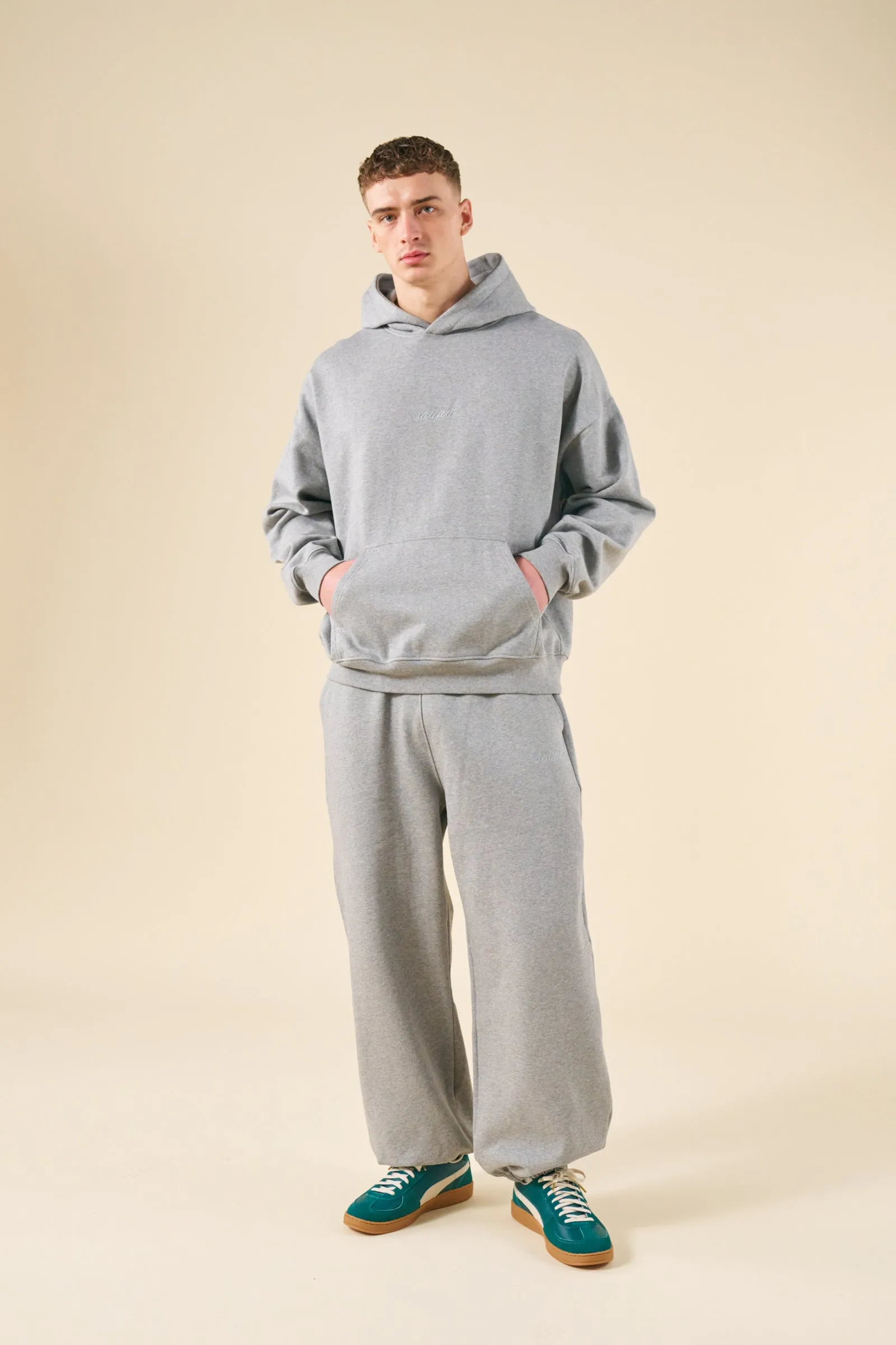 SUSTAIN HEAVY HOODIE - HEATHER GREY sold by Bound product image thumbnail 2
