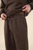 SUSTAIN HEAVY SWEATER & JOGGERS SET - COCOA BROWN sold by Bound