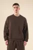 SUSTAIN HEAVY SWEATER & JOGGERS SET - COCOA BROWN sold by Bound