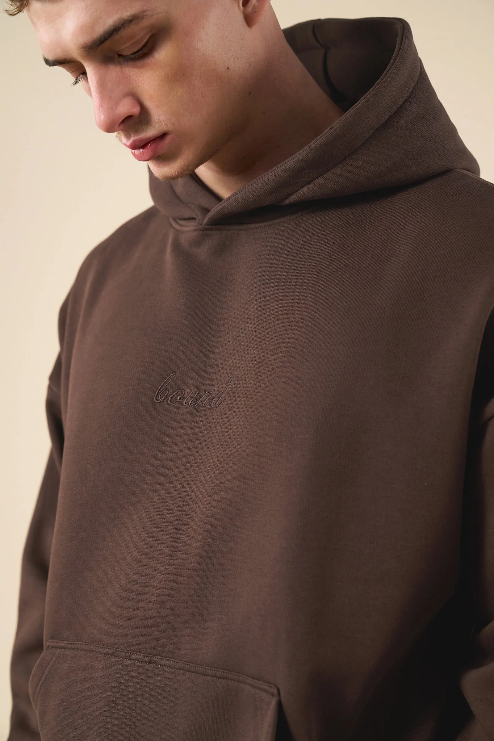 SUSTAIN HEAVY HOODIE & JOGGERS SET - COCOA BROWN sold by Bound product image thumbnail 5