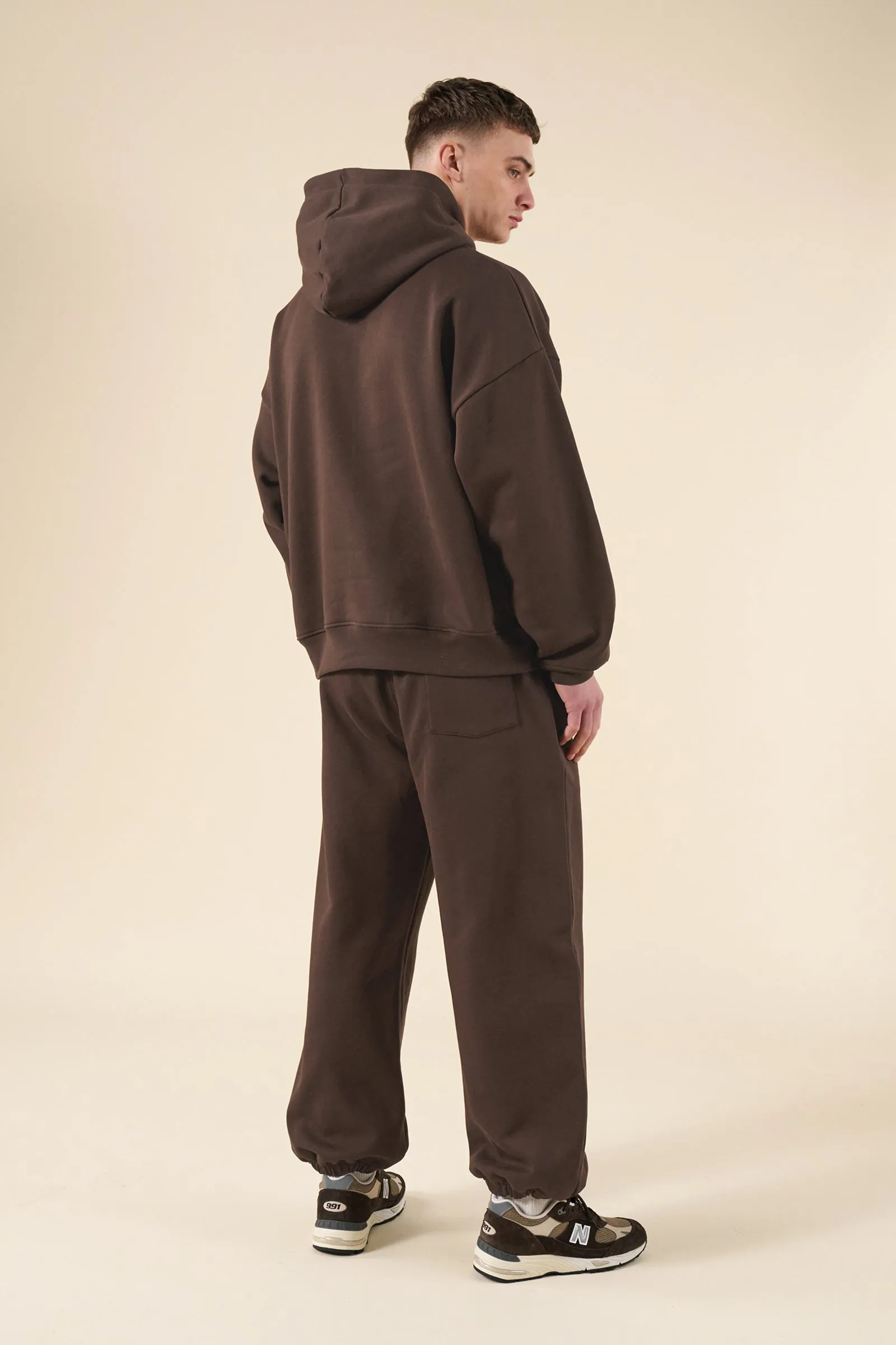 SUSTAIN HEAVY HOODIE & JOGGERS SET - COCOA BROWN sold by Bound product image thumbnail 2
