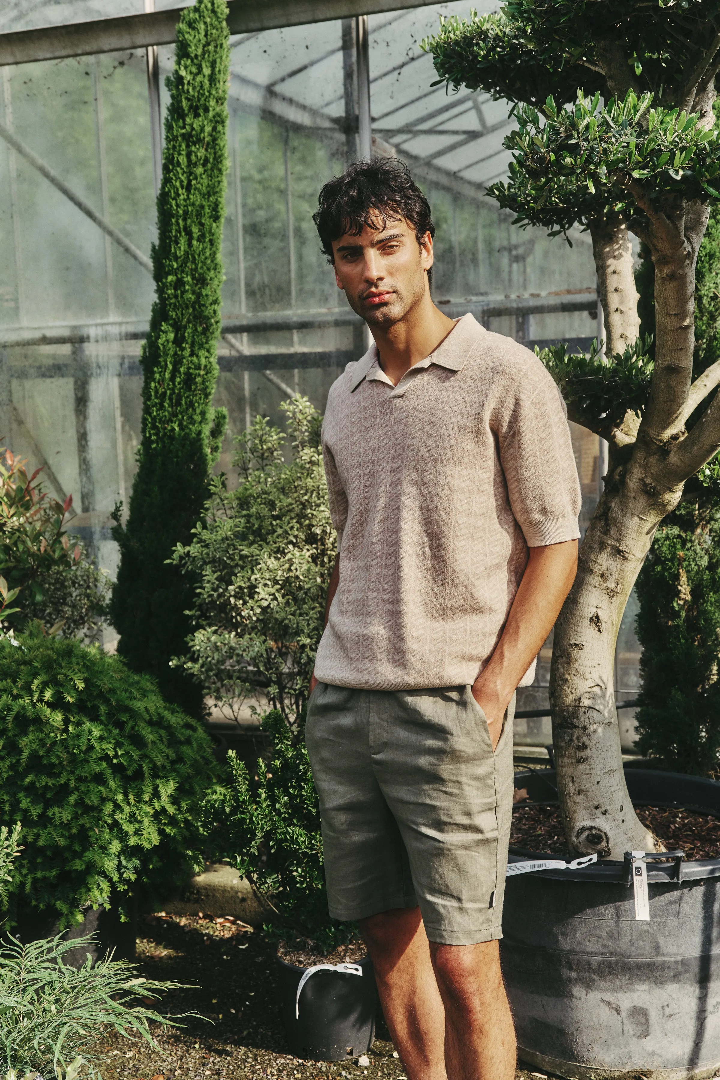 HARRIS KNIT POLO - DESERT SAND sold by Bound product image thumbnail 2