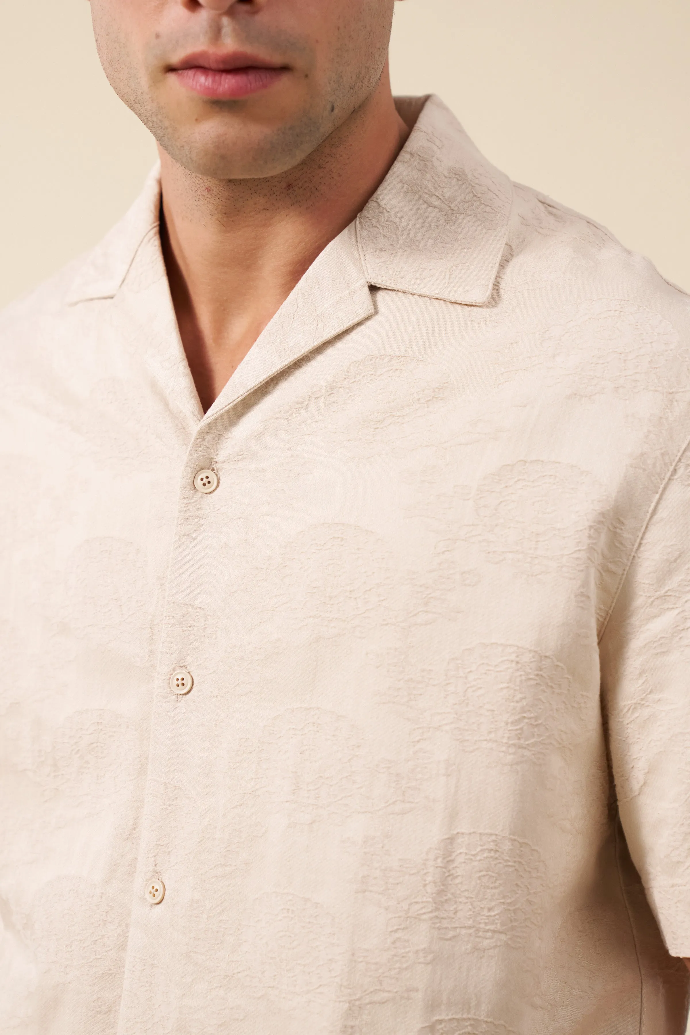 FLORA EMBROIDERED SHIRT - CREAM sold by Bound product image thumbnail 5