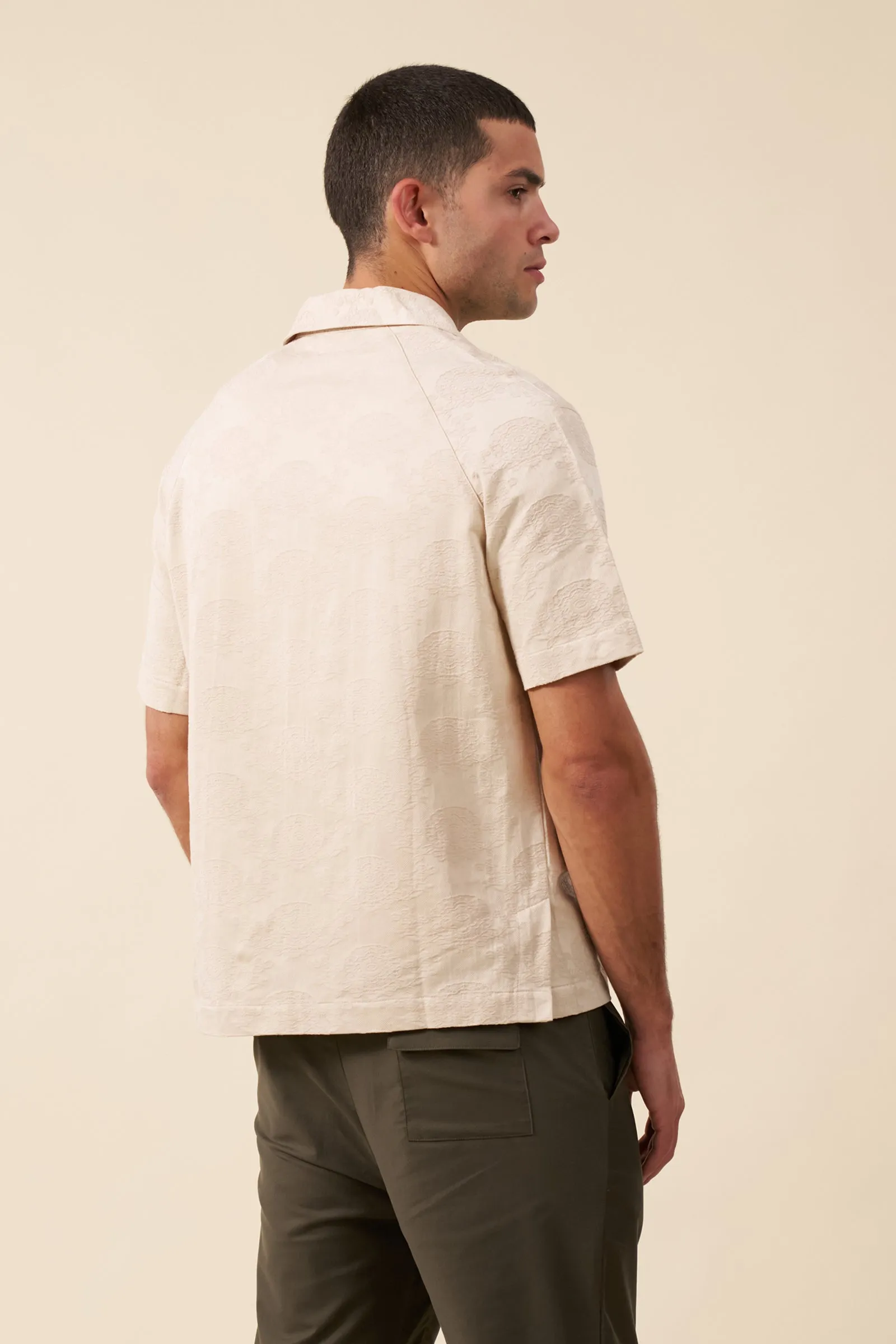FLORA EMBROIDERED SHIRT - CREAM sold by Bound product image thumbnail 4