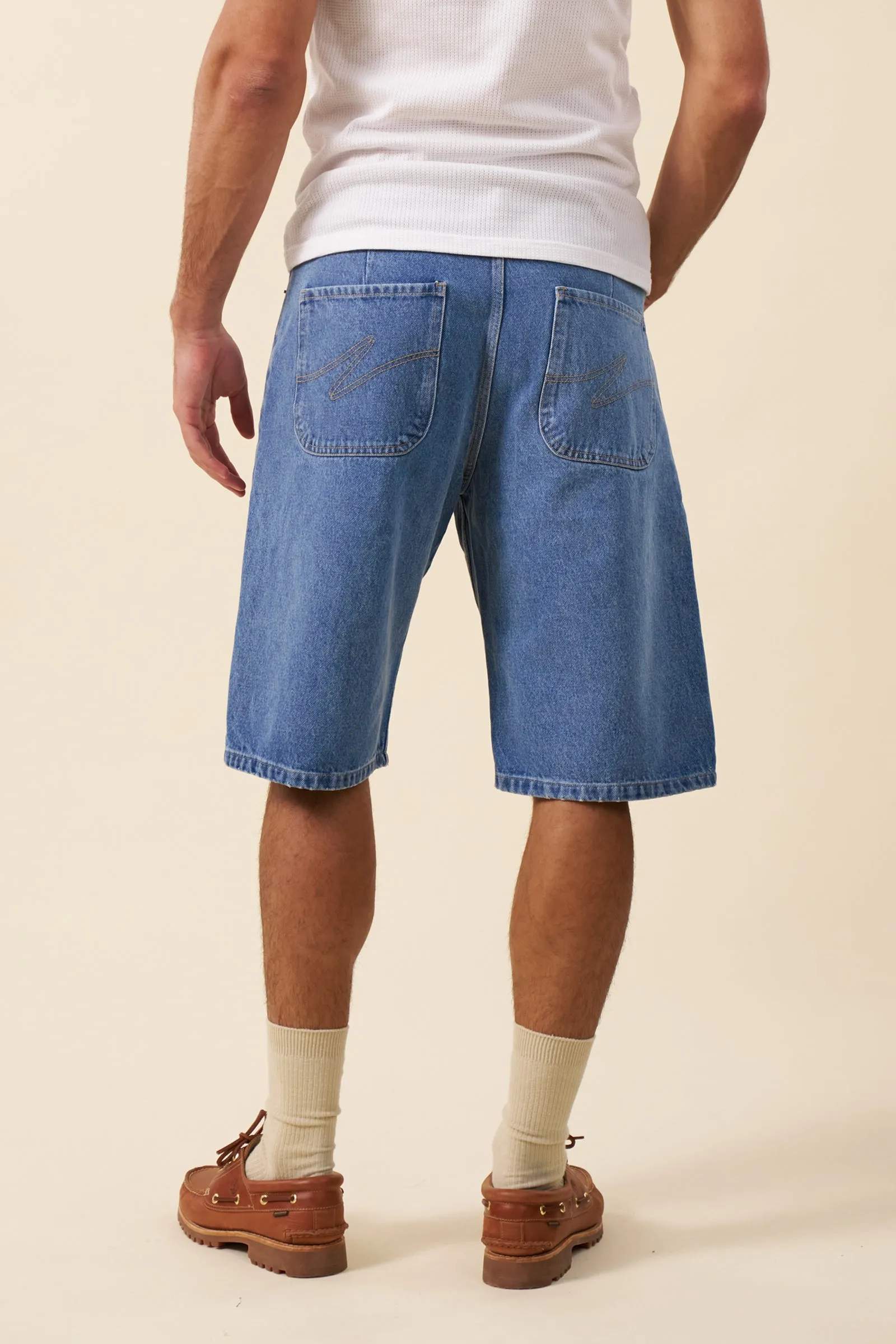 UNION DENIM JORTS - LIGHT BLUE sold by Bound product image thumbnail 5