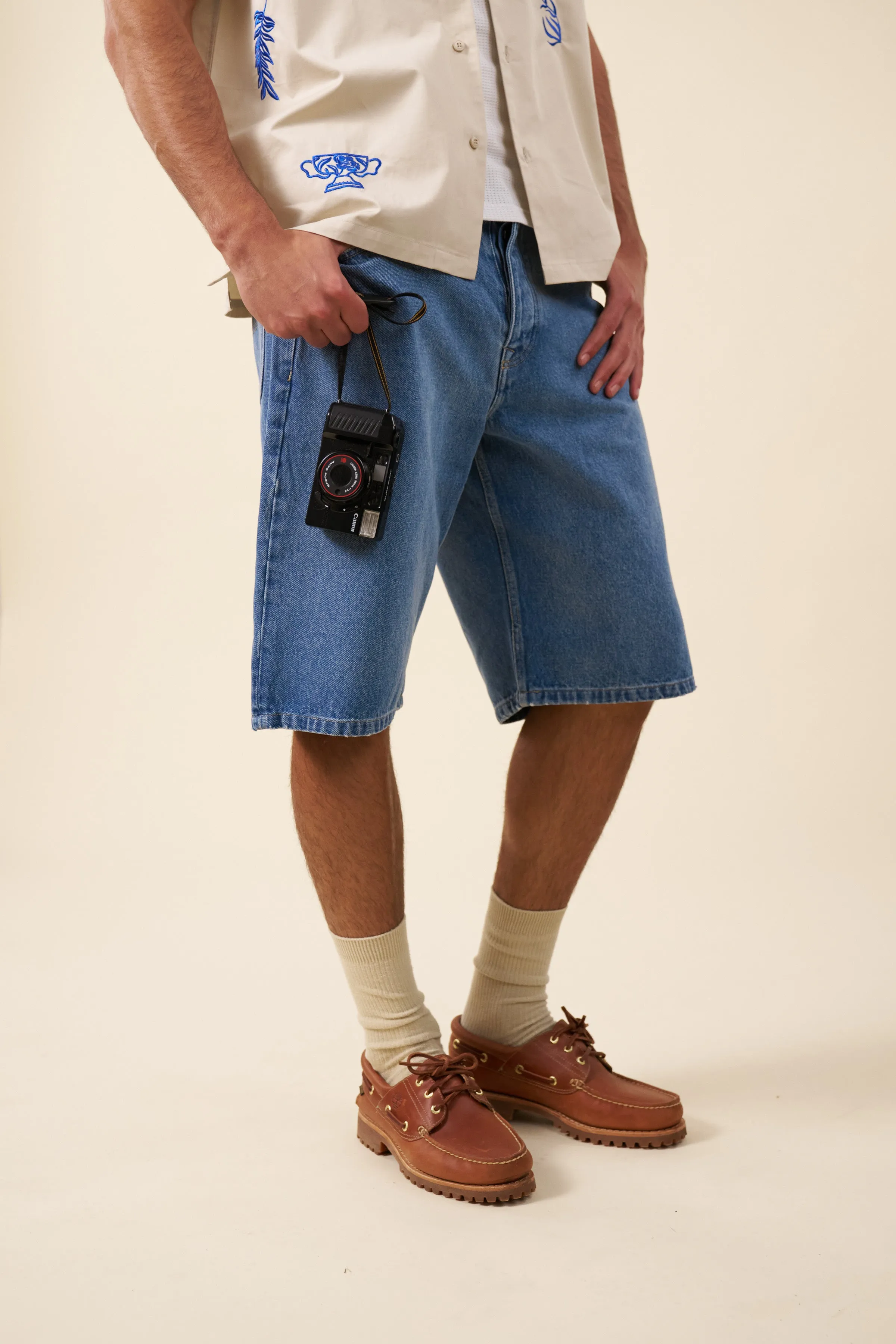 UNION DENIM JORTS - LIGHT BLUE sold by Bound product image thumbnail 4